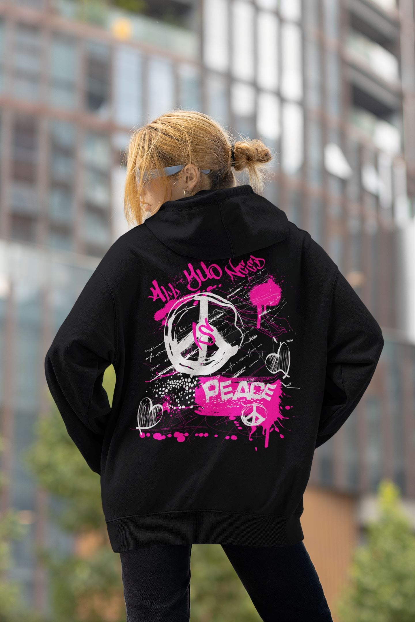 All You Need Is Peace - Unisex Kapuzenpullover Soulmates S
