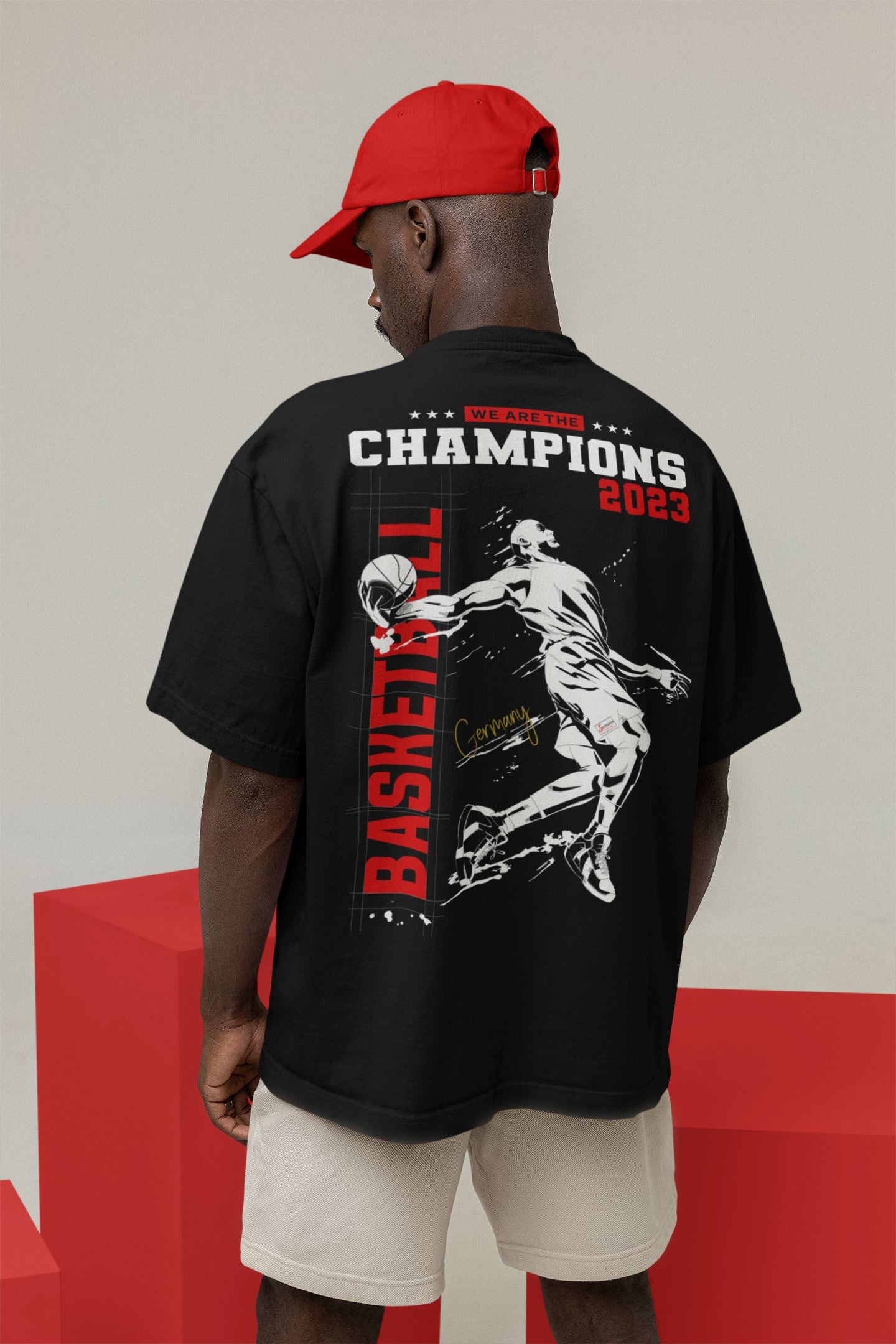 Basketball Champions Germany 2023 - Organic Oversized Shirt Blaster Oversized Shirt ST/ST Shirtee