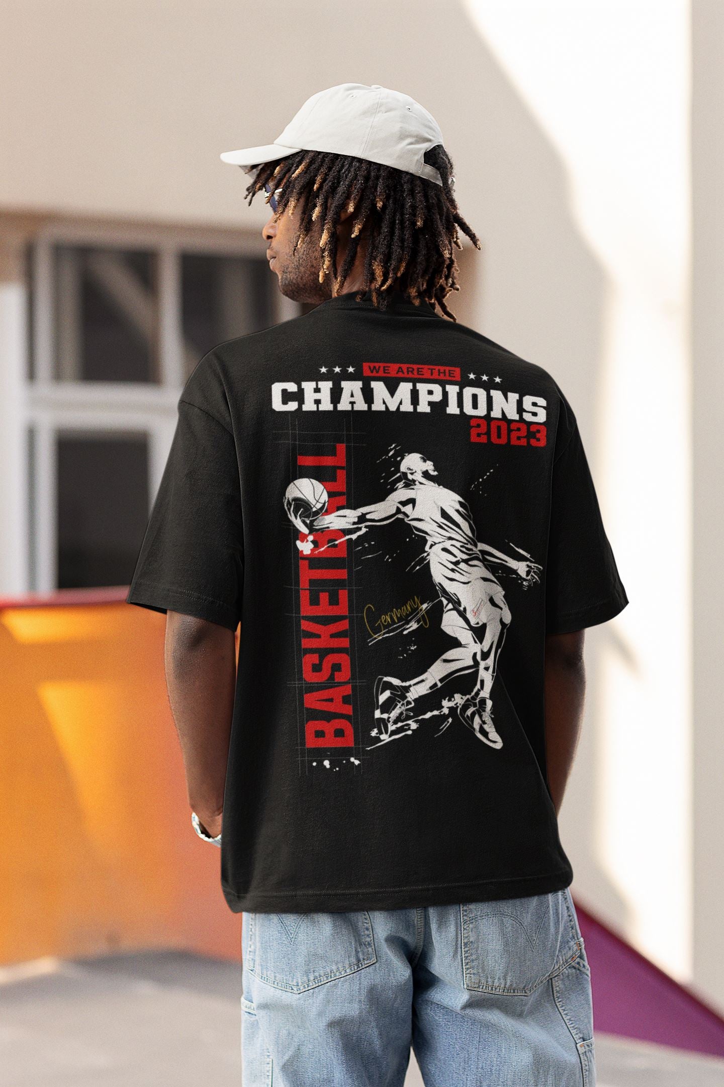 Basketball Champions Germany 2023 - Organic Oversized Shirt Blaster Oversized Shirt ST/ST Shirtee