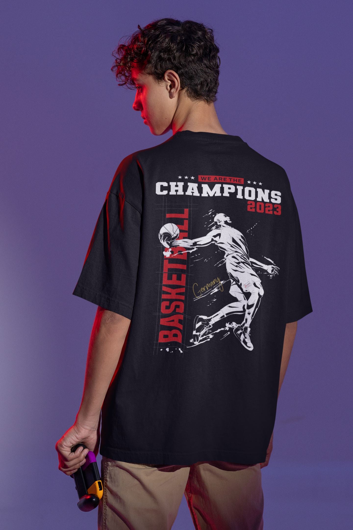 Basketball Champions Germany 2023 - Organic Oversized Shirt Blaster Oversized Shirt ST/ST Shirtee