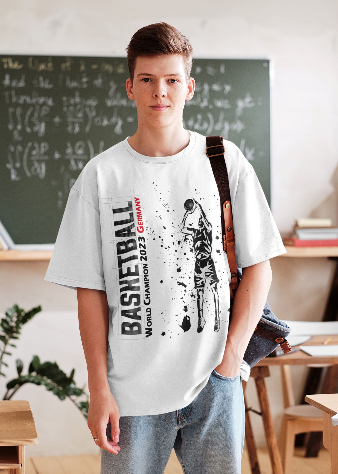 Basketball Weltmeister 2023 - Organic Oversized Shirt Blaster Oversized Shirt ST/ST Shirtee