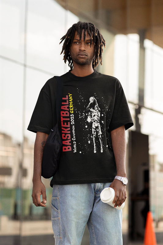 Basketball Weltmeister 2023 - Organic Oversized Shirt Blaster Oversized Shirt ST/ST Shirtee