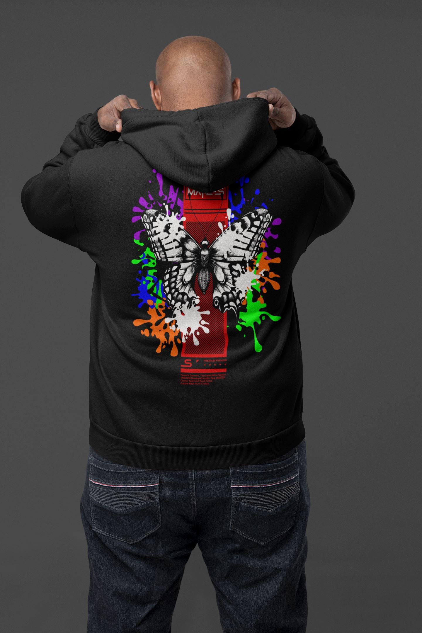 Butterfly Art Unisex-Kapuzenpullover Soulmates