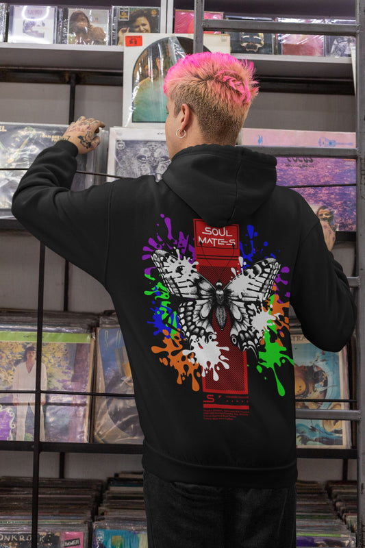 Butterfly Art Unisex-Kapuzenpullover Soulmates
