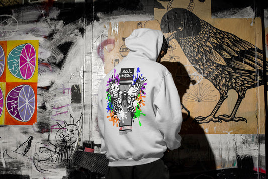 Butterfly Art - Unisex Oversized Organic Hoodie Slammer Oversized Hoodie ST/ST Shirtee