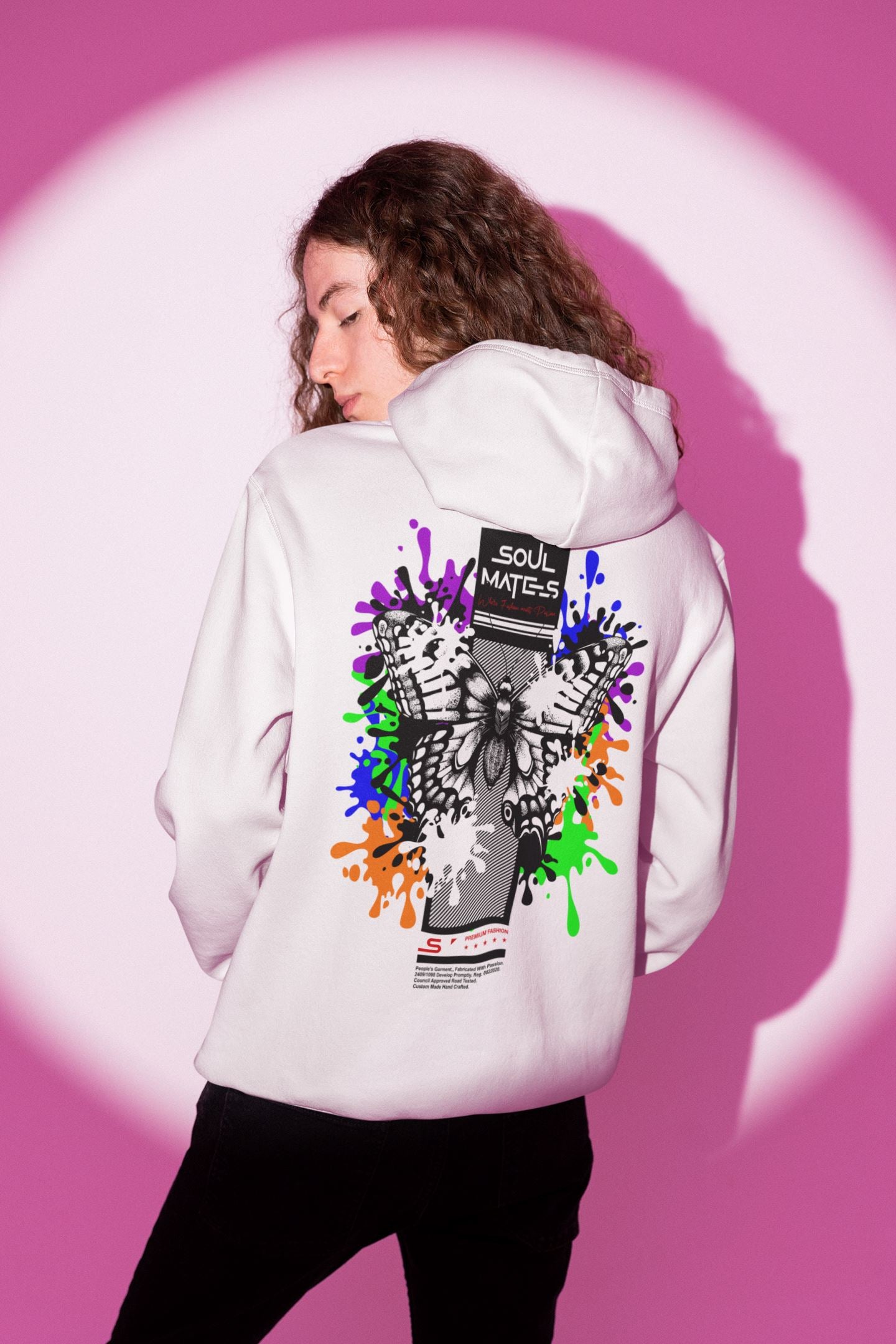 Butterfly Unisex-Kapuzenpullover Soulmates
