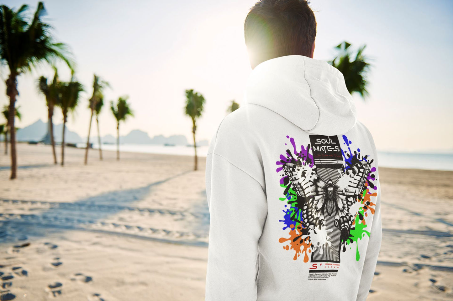 Butterfly Unisex-Kapuzenpullover Soulmates