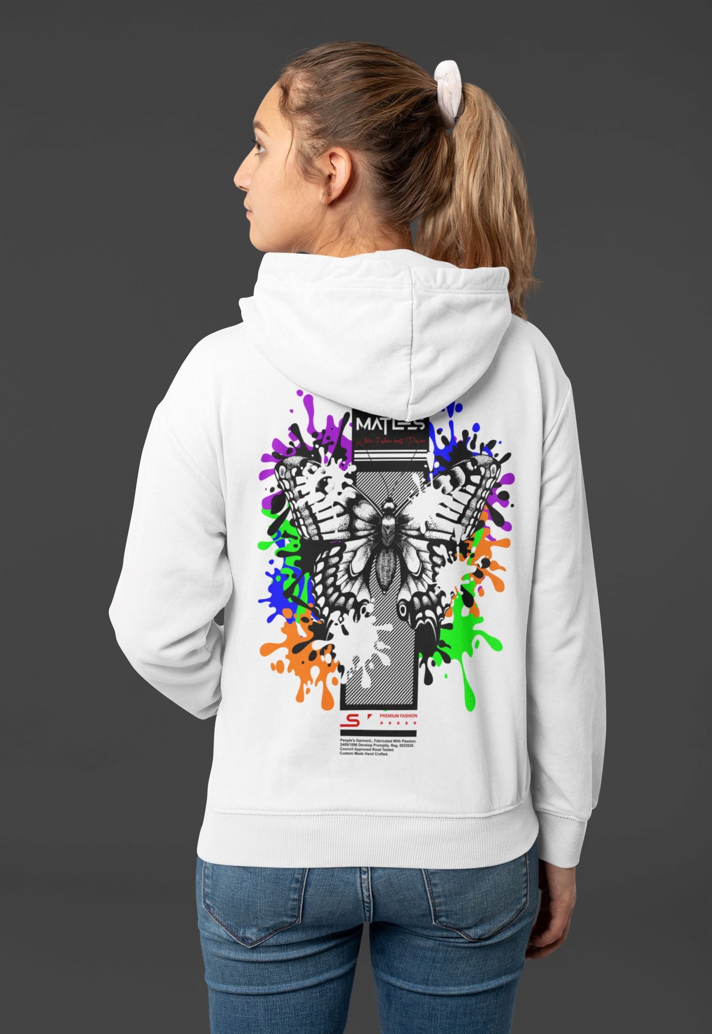 Butterfly Unisex-Kapuzenpullover Soulmates
