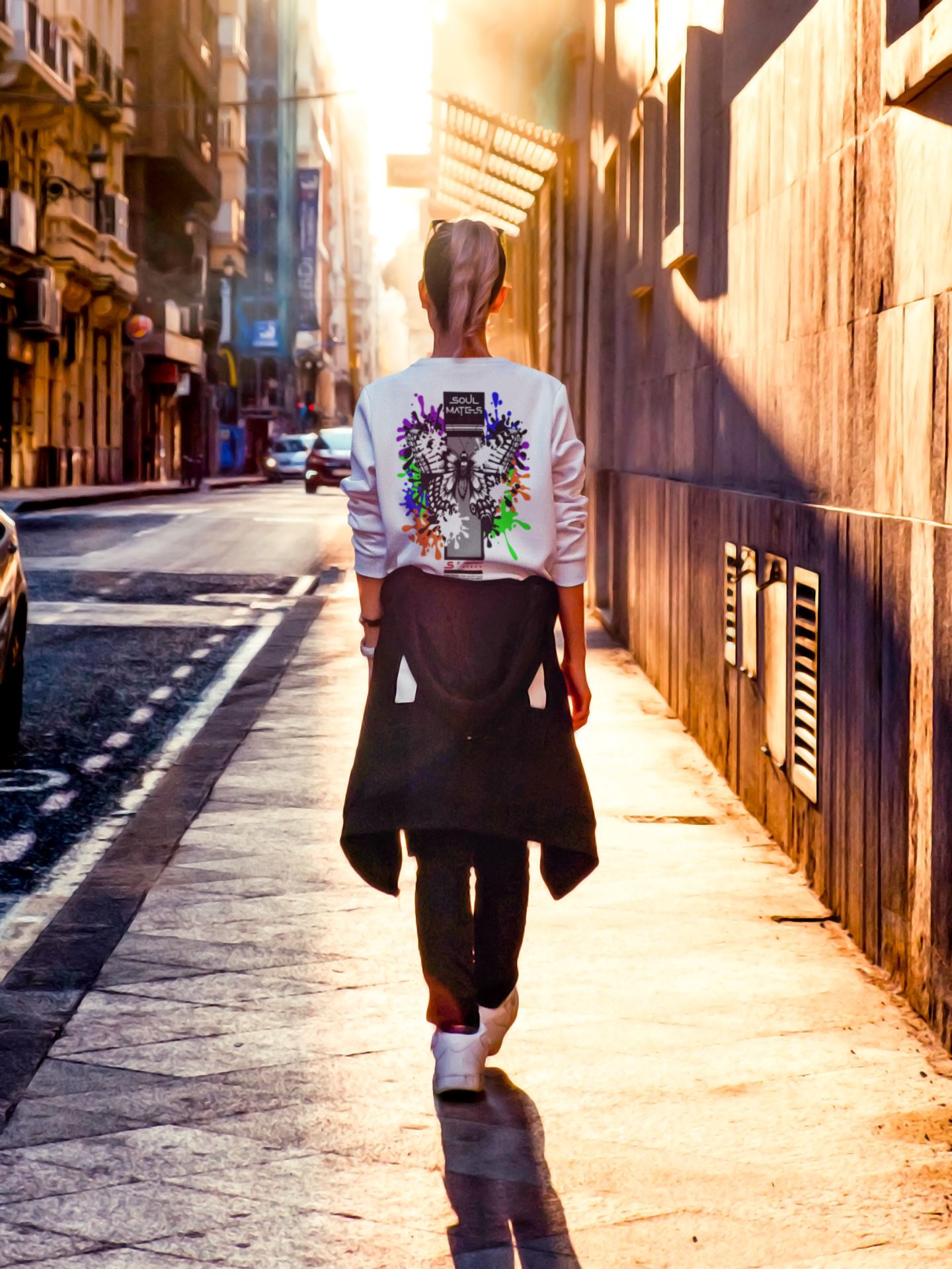 Butterfly Unisex-Premium-Pullover Soulmates