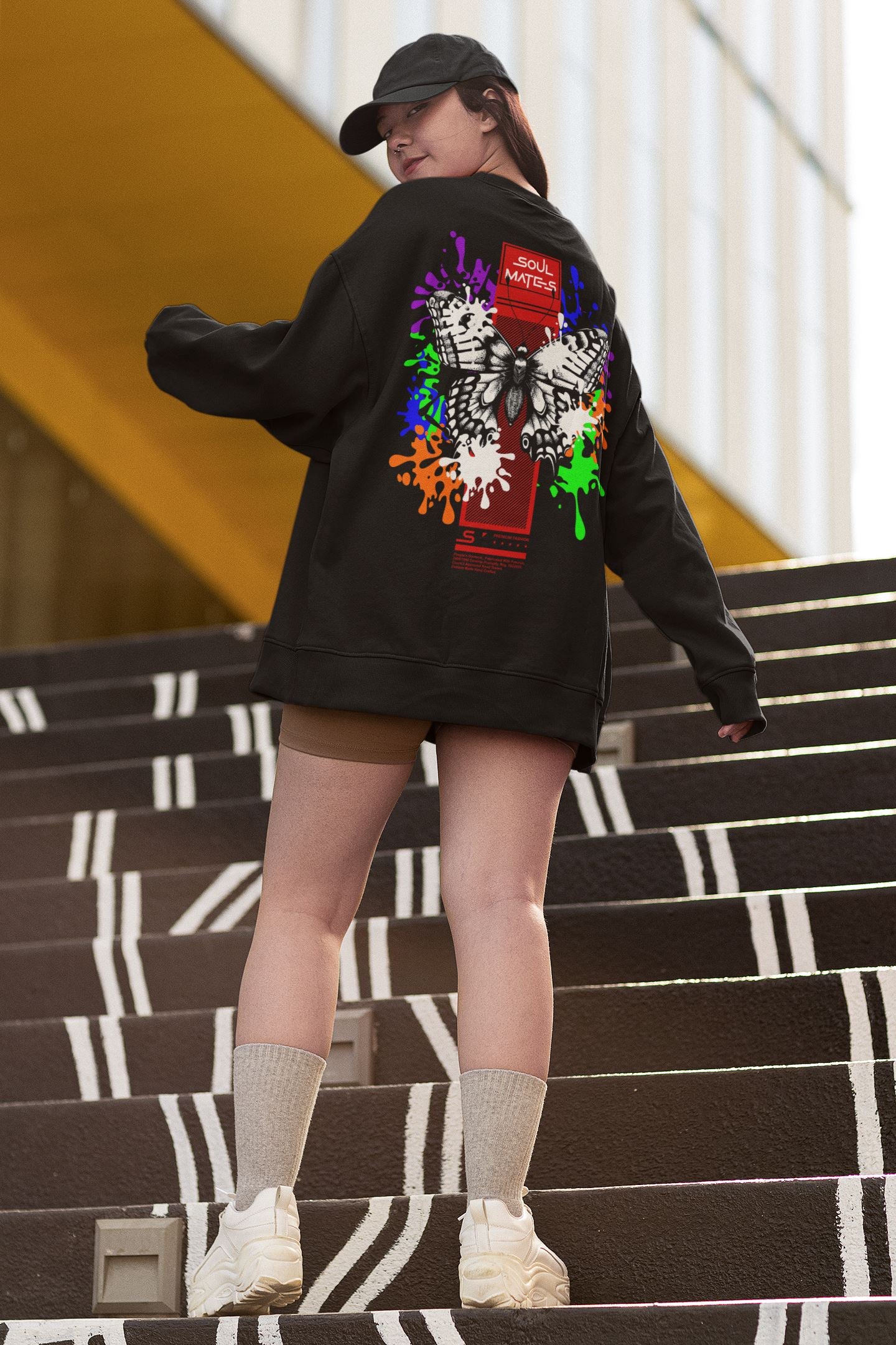 Butterfly Unisex-Premium-Pullover Soulmates