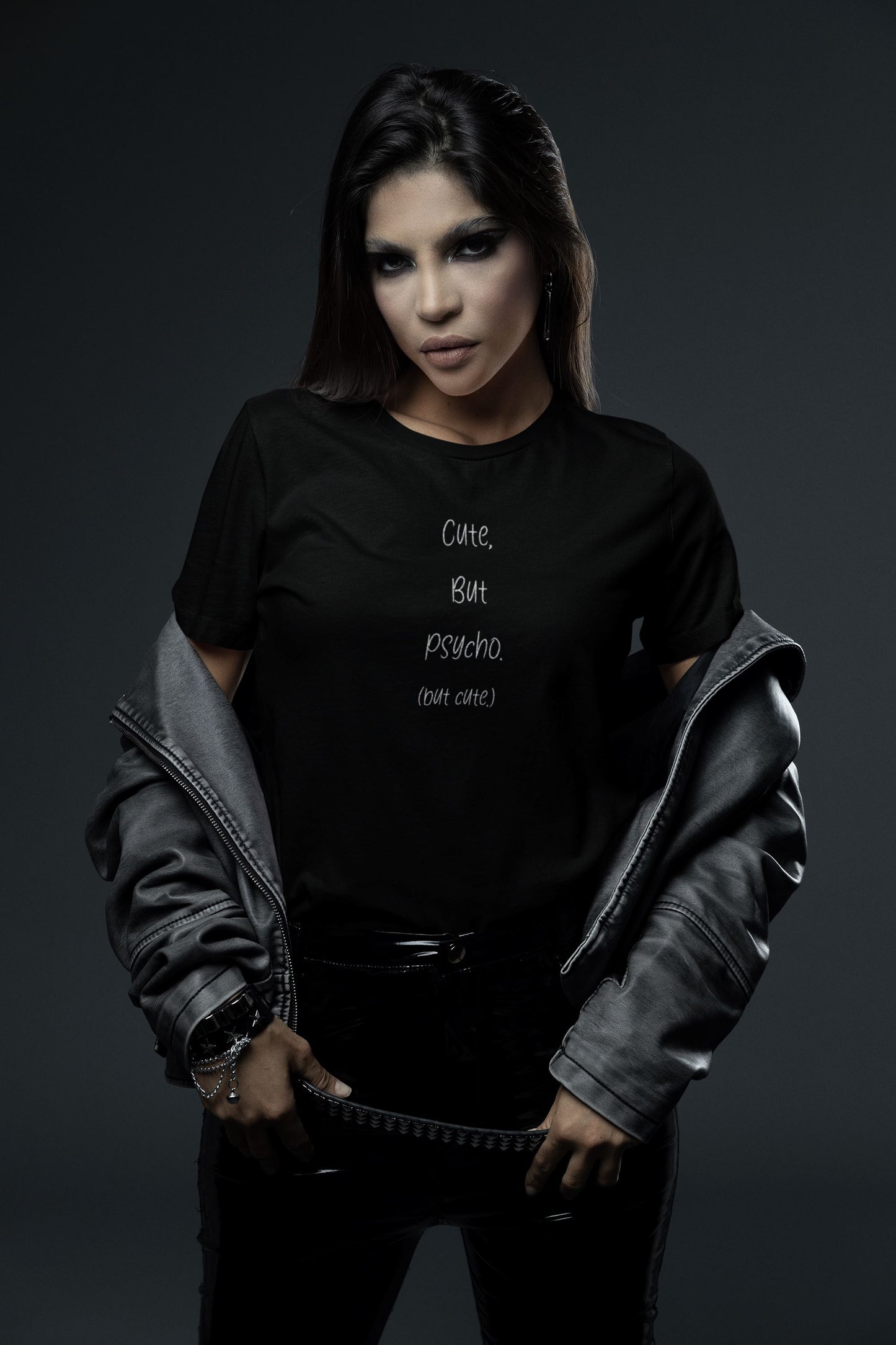 Cute but Psycho (but cute) Unisex-Bio-Baumwoll-T-Shirt Soulmates