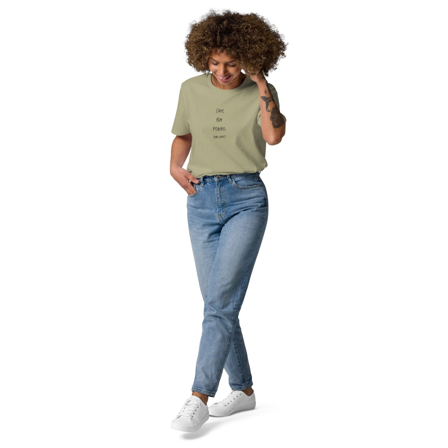 Cute but Psycho ( but cute ) Unisex-Bio-Baumwoll-T-Shirt Soulmates Sage S