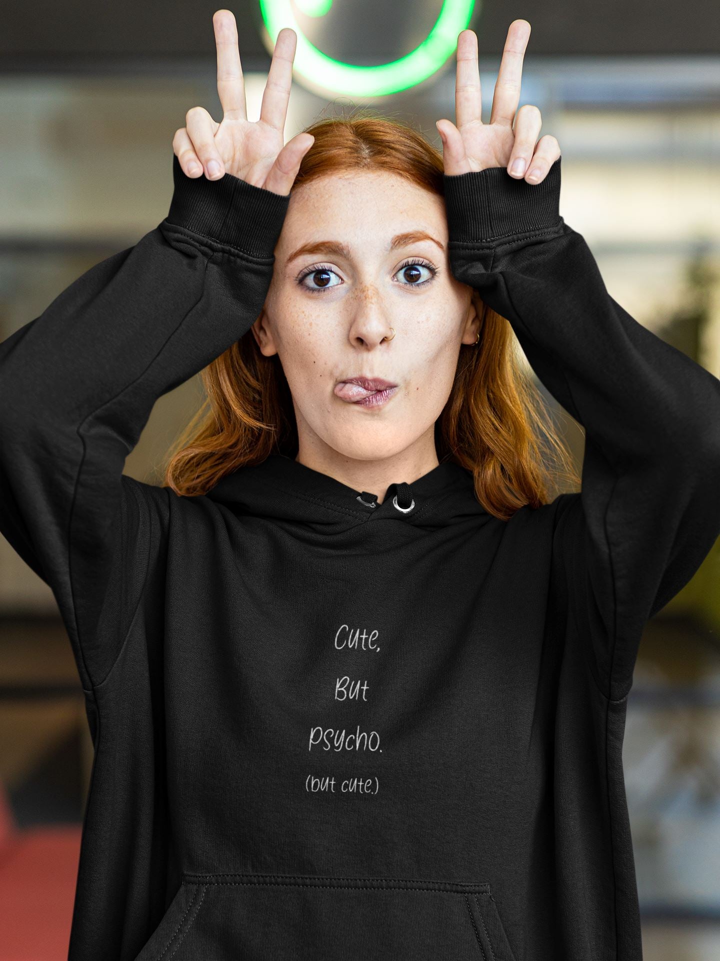 Cute but Psycho (but cute) Unisex-Kapuzenpullover Soulmates