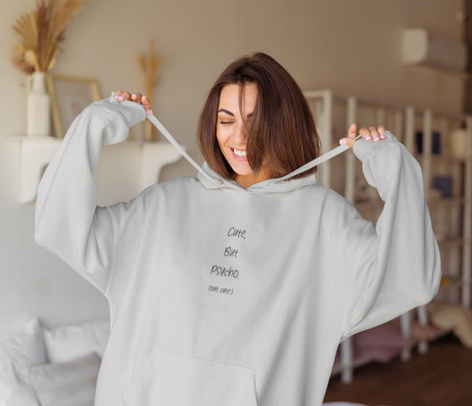 Cute, but Psycho. (but cute.) - Unisex Oversized Organic Hoodie Slammer Oversized Hoodie ST/ST Shirtee