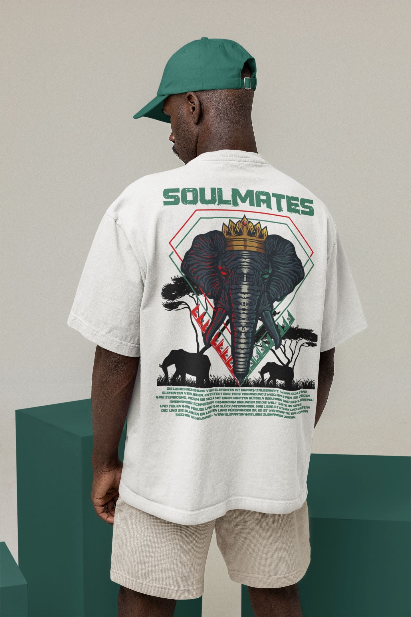 Elefant Soulmates 4 Life - Organic Oversized Shirt Oversized Shirt Soulmates