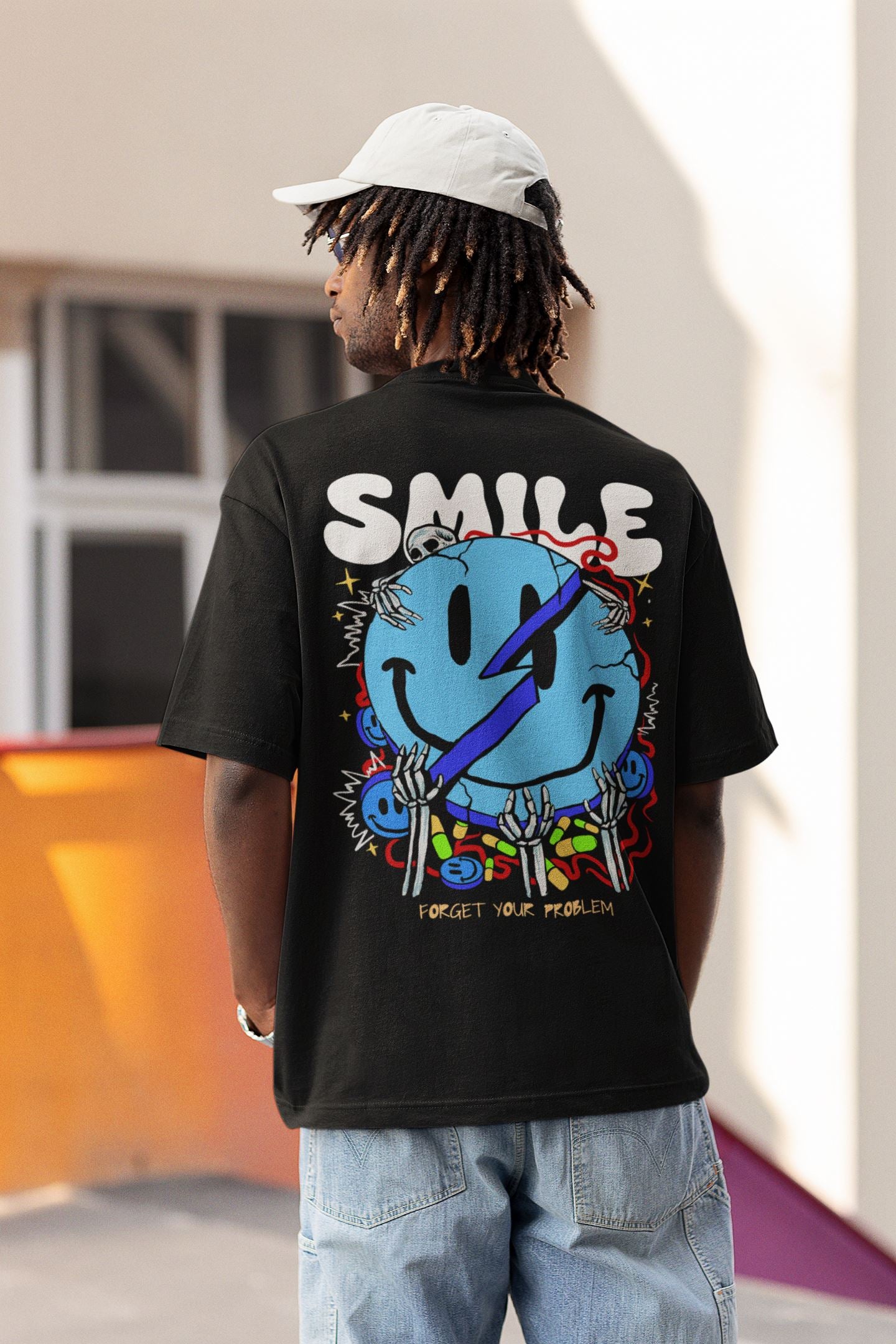 Forget your Problem, Keep Smile. Unisex-T-Shirt Soulmates
