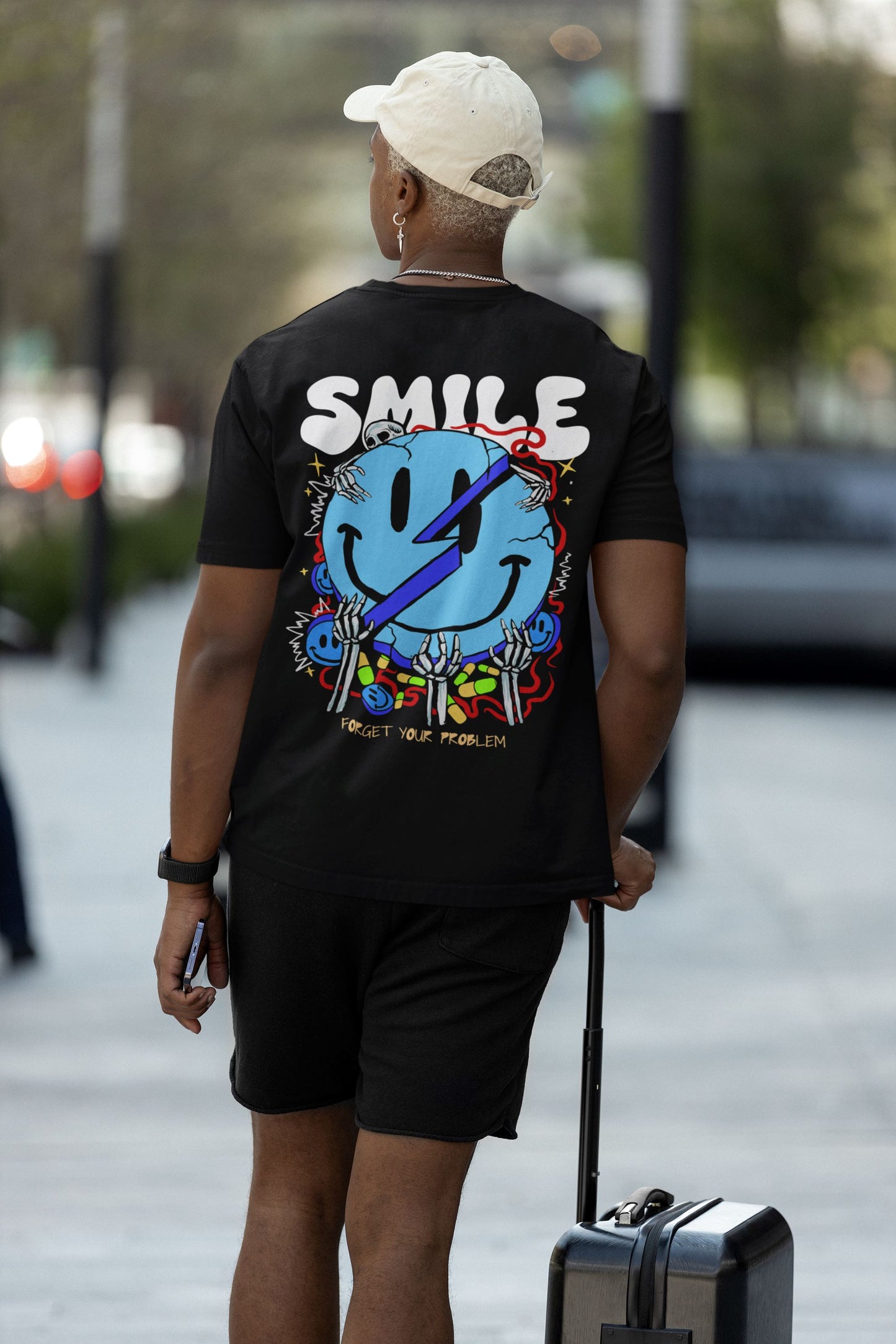 Forget your Problem, Keep Smile. Unisex-T-Shirt Soulmates