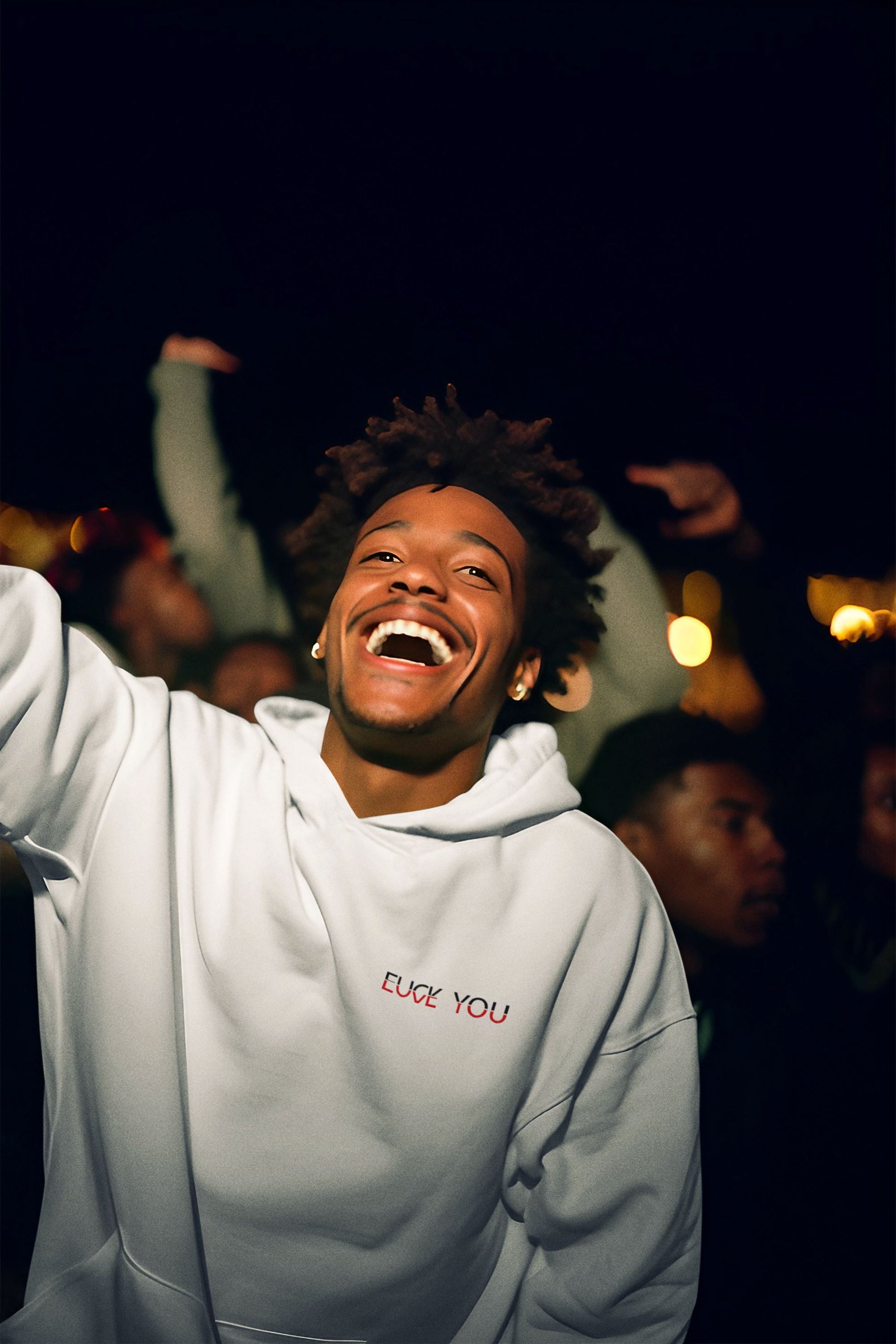 Fuck You Love You Soulmates Design. Unisex-Kapuzenpullover Soulmates