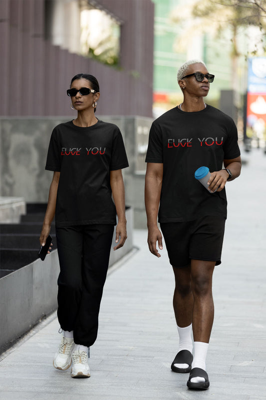 Fuck You Love You Soulmates Design Unisex-T-Shirt Soulmates