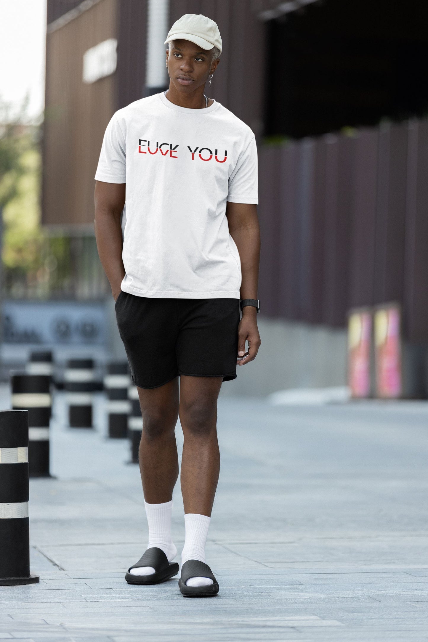 Fuck You Love You Soulmates Design Unisex-T-Shirt Soulmates