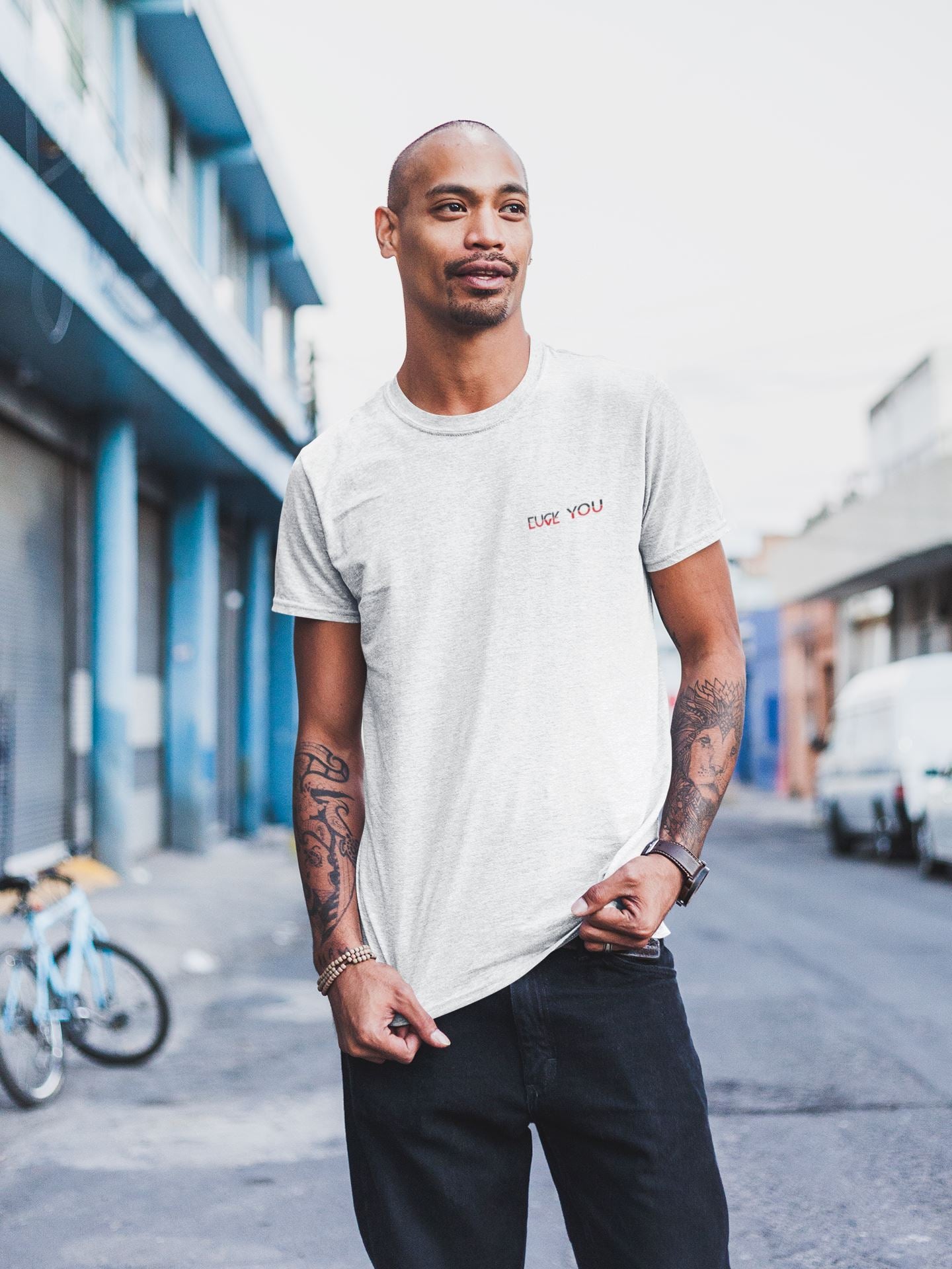 Fuck You Love You Soulmates Design Unisex-T-Shirt Soulmates