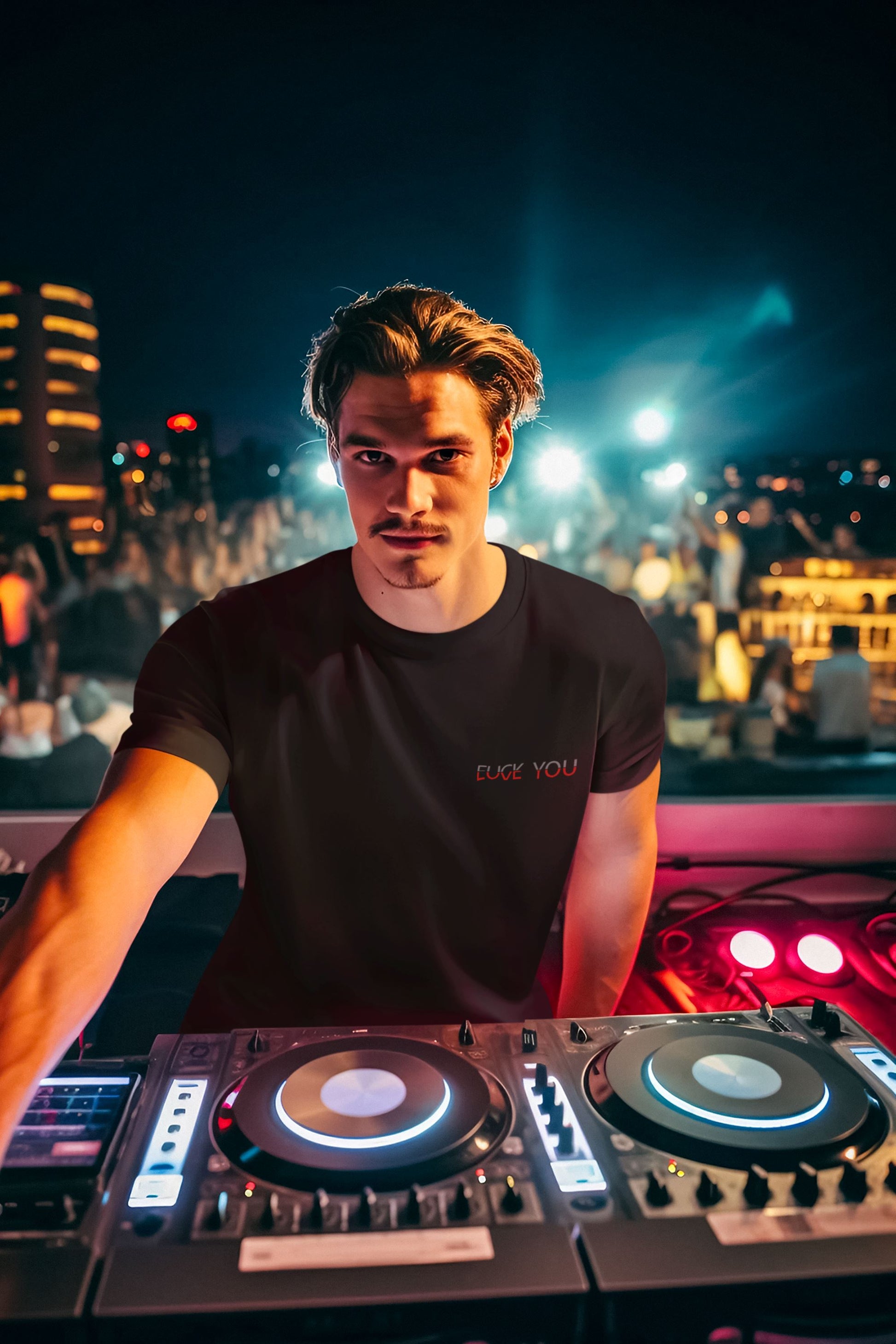 Fuck You Love You Soulmates Design Unisex-T-Shirt Soulmates