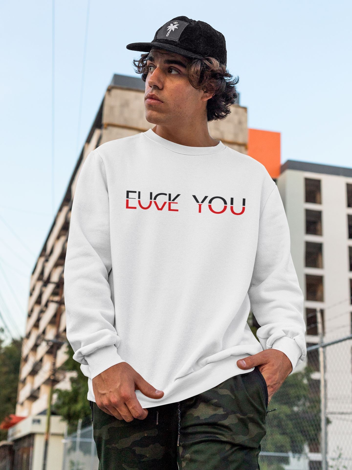 Fuck You Love You Unisex-Premium-Pullover Soulmates