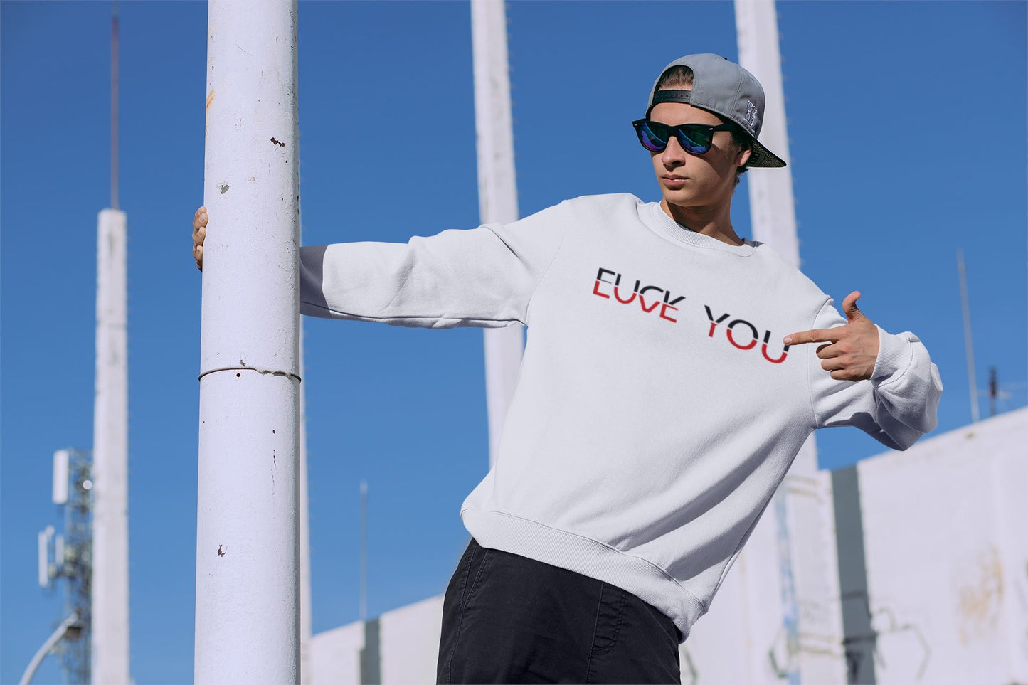 Fuck You Love You Unisex-Premium-Pullover Soulmates