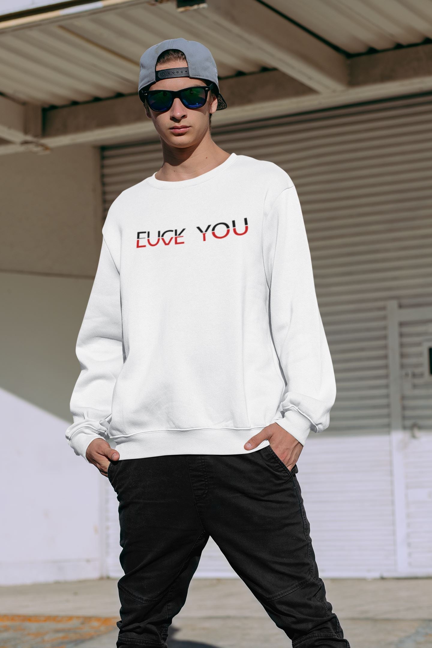 Fuck You Love You Unisex-Premium-Pullover Soulmates