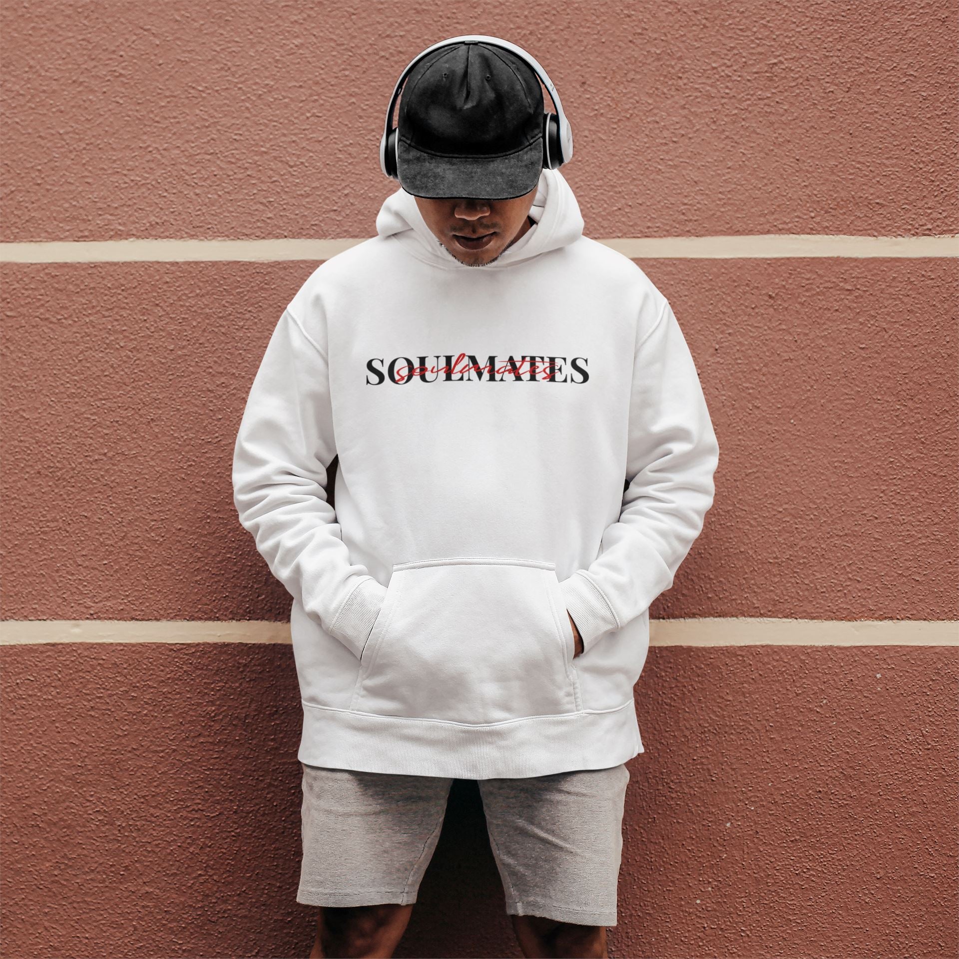 Hoodie Soulmates Stick schwarz/rot Soulmates