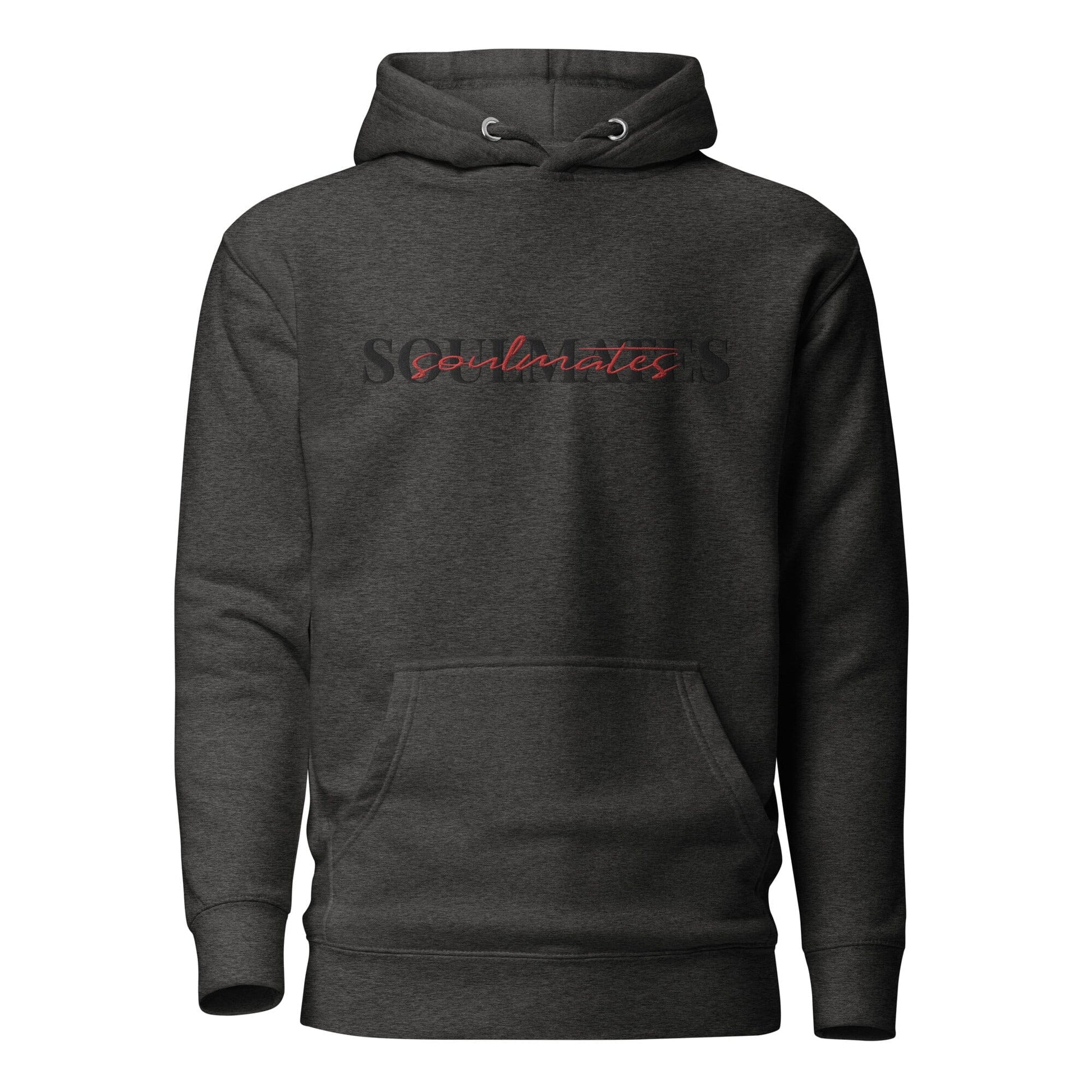 Hoodie Soulmates Stick schwarz/rot Soulmates Charcoal Heather S
