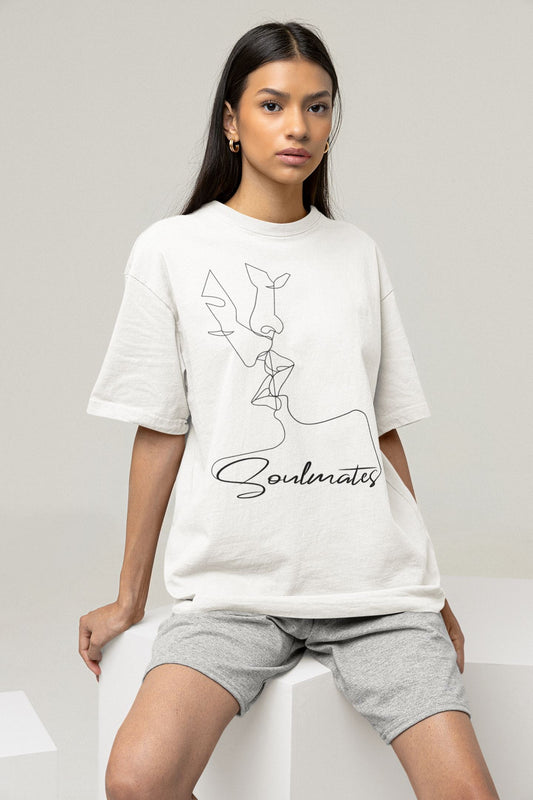 Kissing Soulmates - Organic Oversized Shirt Blaster Oversized Shirt ST/ST Shirtee