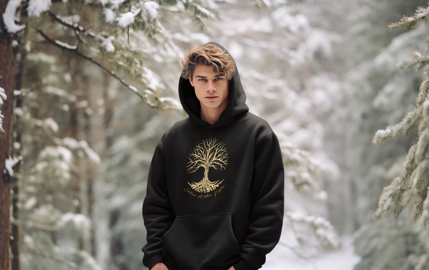 Lebensbaum, Embrace Mother Nature Unisex-Kapuzenpullover Soulmates