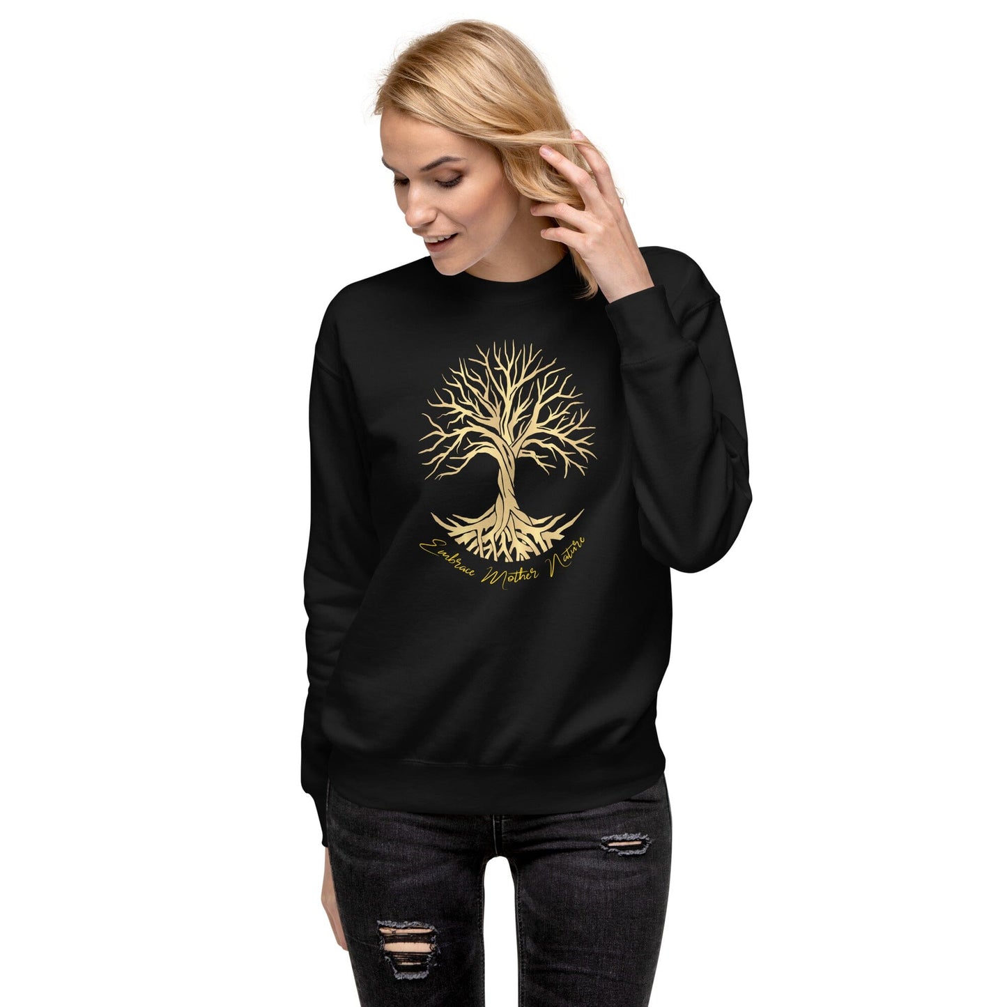 Lebensbaum, Embrace Mother Nature. Unisex-Premium-Pullover Soulmates