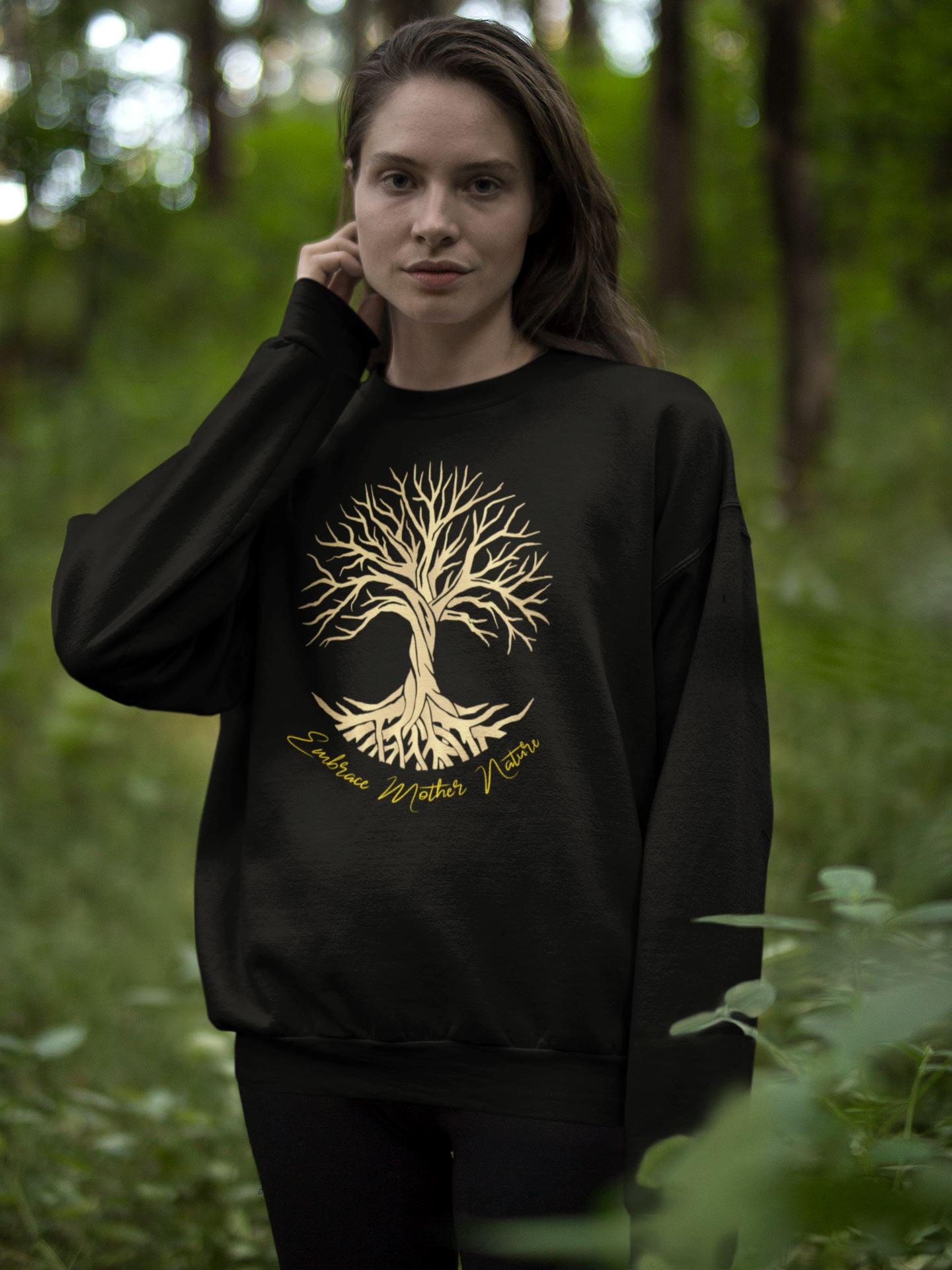 Lebensbaum, Embrace Mother Nature. Unisex-Premium-Pullover Soulmates