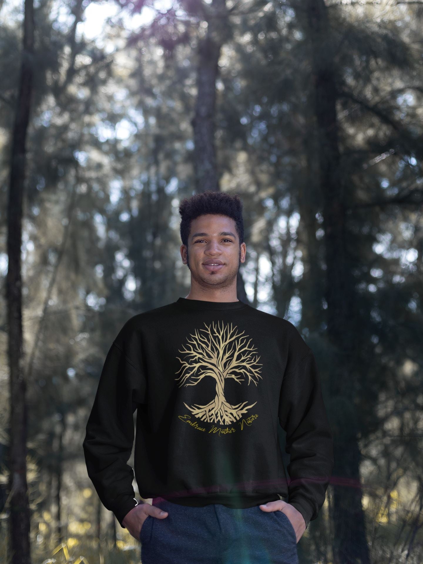 Lebensbaum, Embrace Mother Nature. Unisex-Premium-Pullover Soulmates