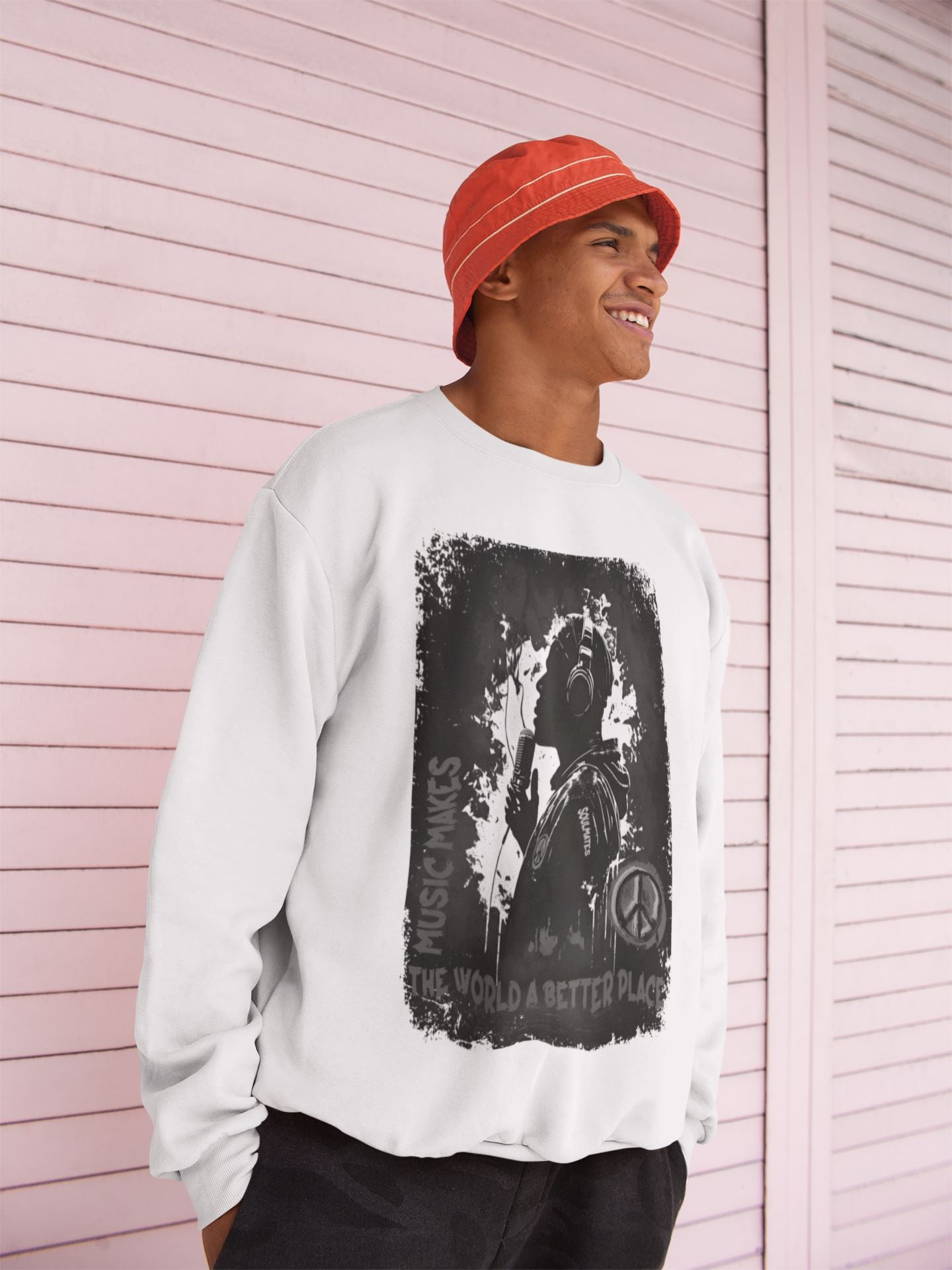 Music makes the World a better Place. Unisex-Premium-Pullover Soulmates