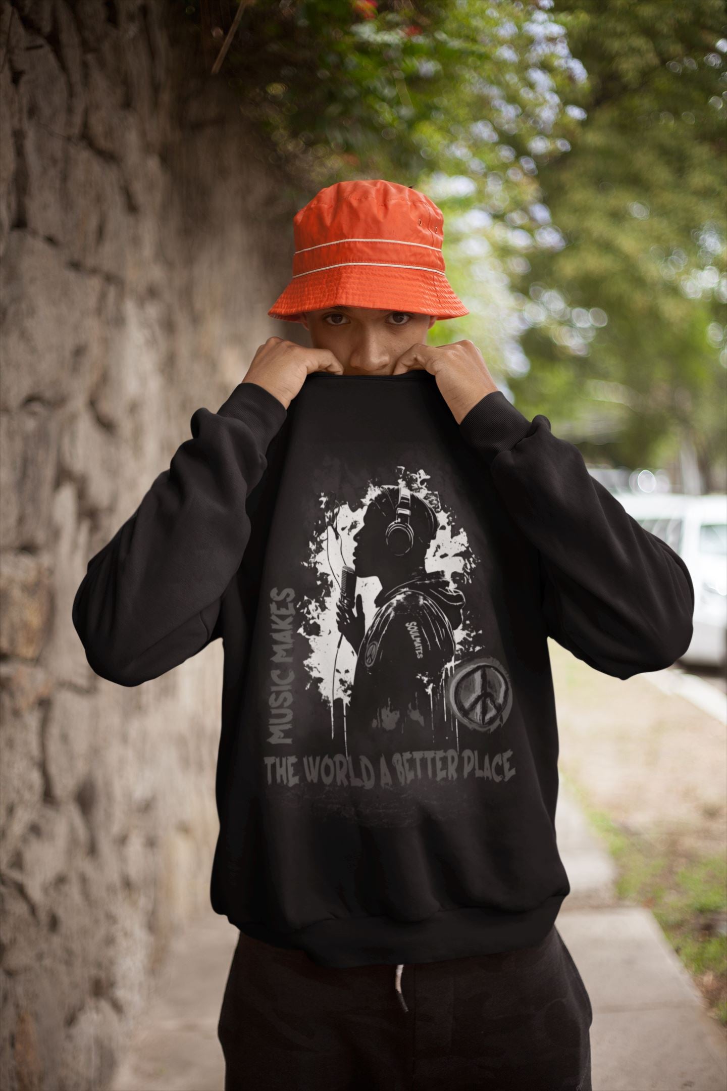 Music makes the World a better Place. Unisex-Premium-Pullover Soulmates