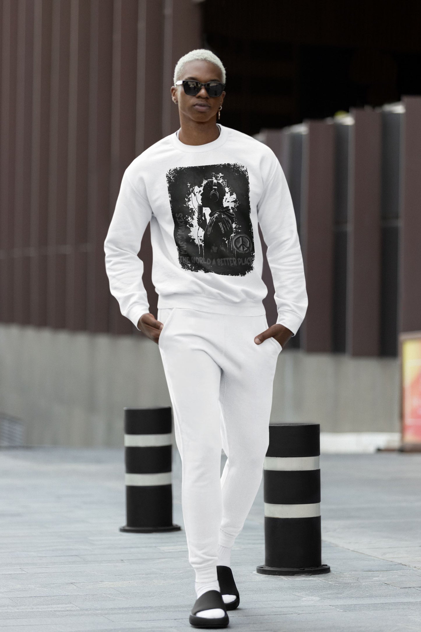 Music makes the World a better Place. Unisex-Premium-Pullover Soulmates