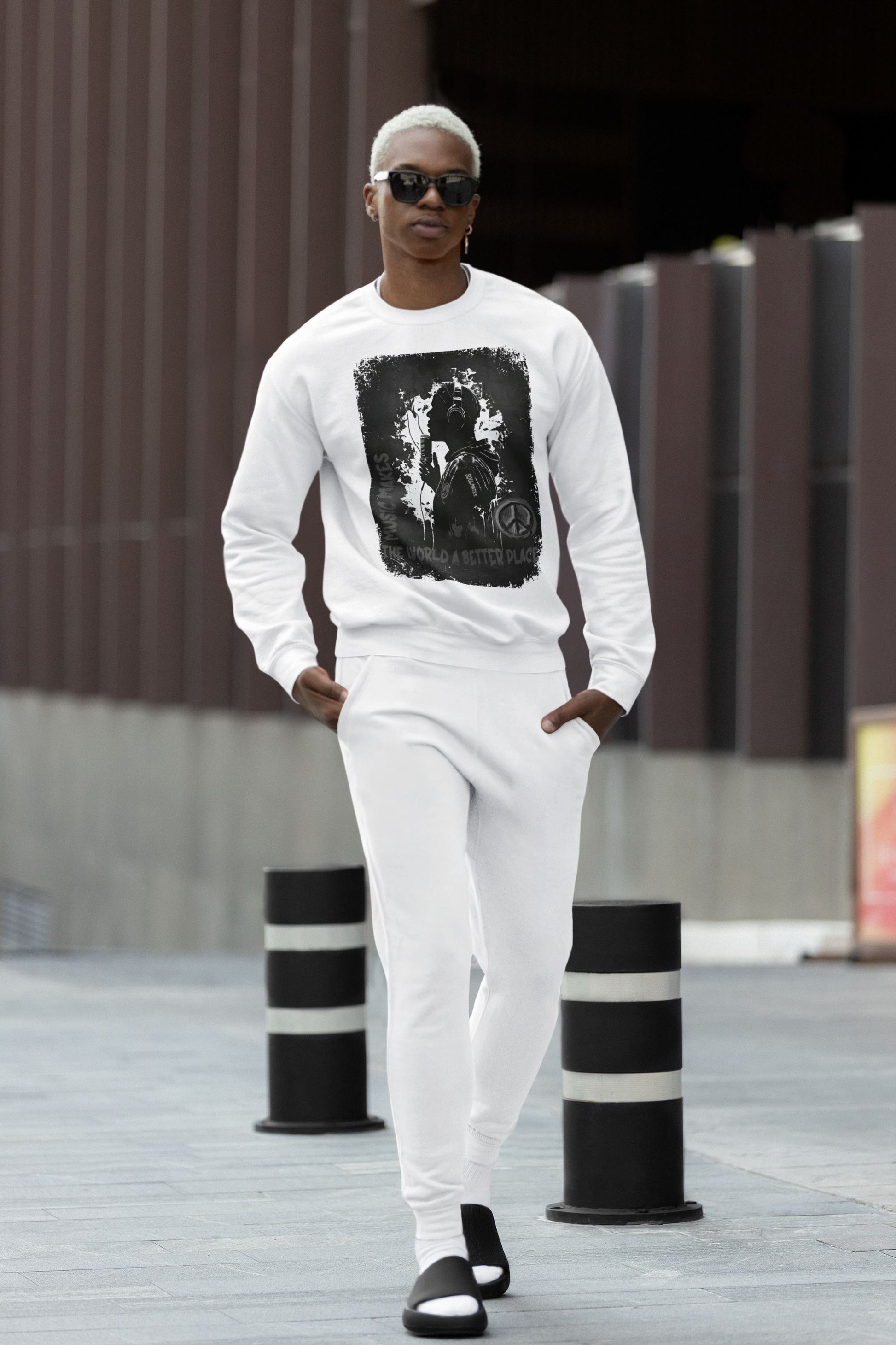 Music makes the World a better Place. Unisex-Premium-Pullover Soulmates