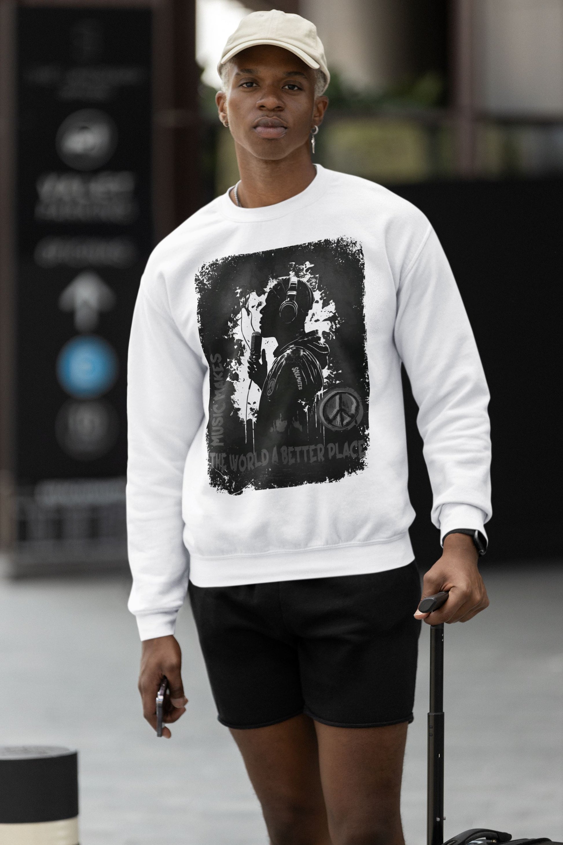 Music makes the World a better Place. Unisex-Premium-Pullover Soulmates