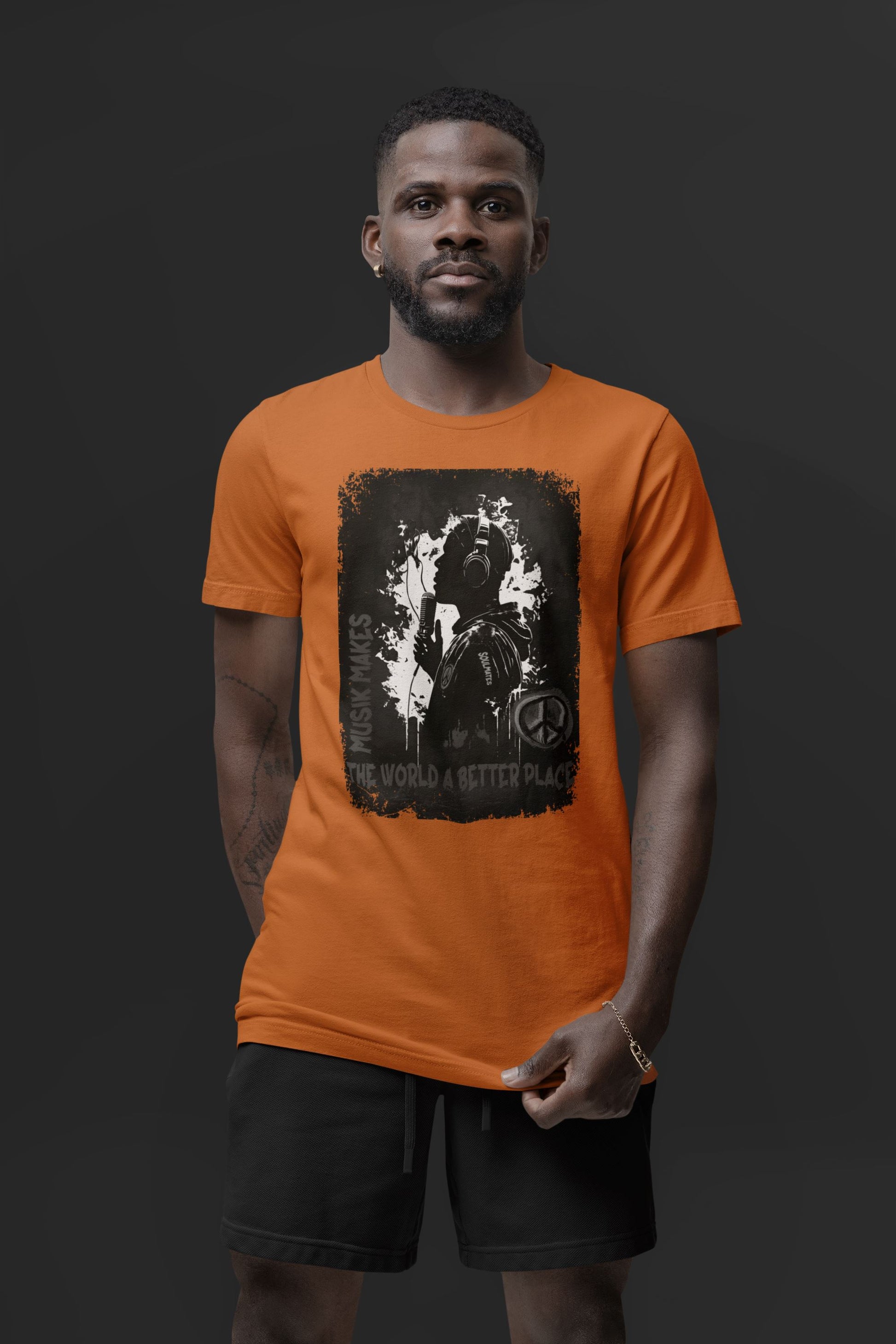 Music makes the World a better Place. Unisex-T-Shirt Soulmates