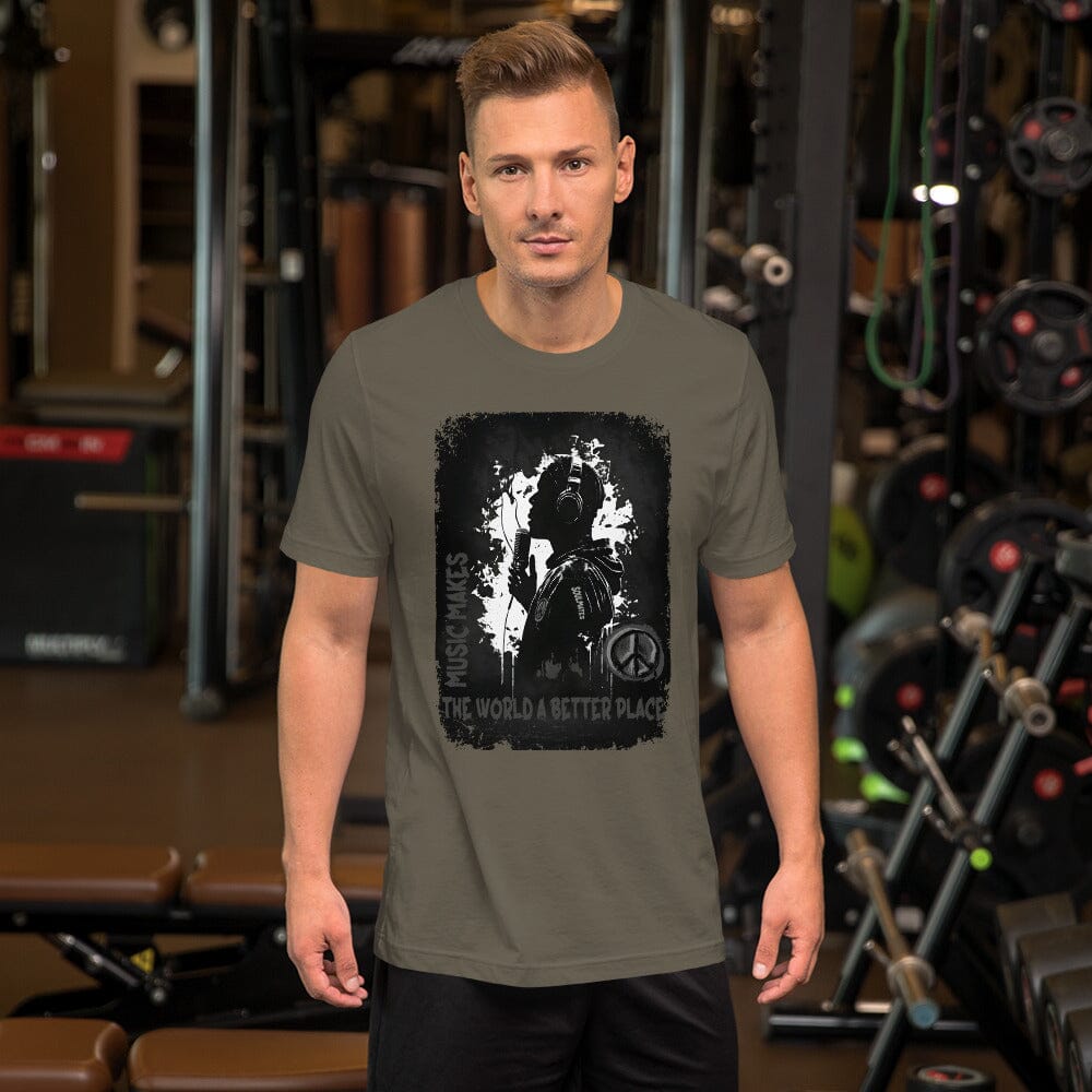 Music makes the World a better Place. Unisex-T-Shirt Soulmates Armee S