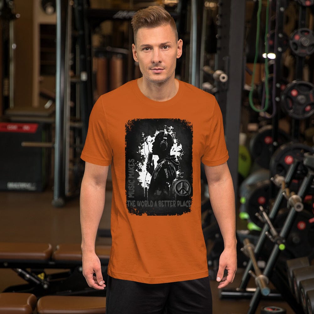 Music makes the World a better Place. Unisex-T-Shirt Soulmates Autumn S