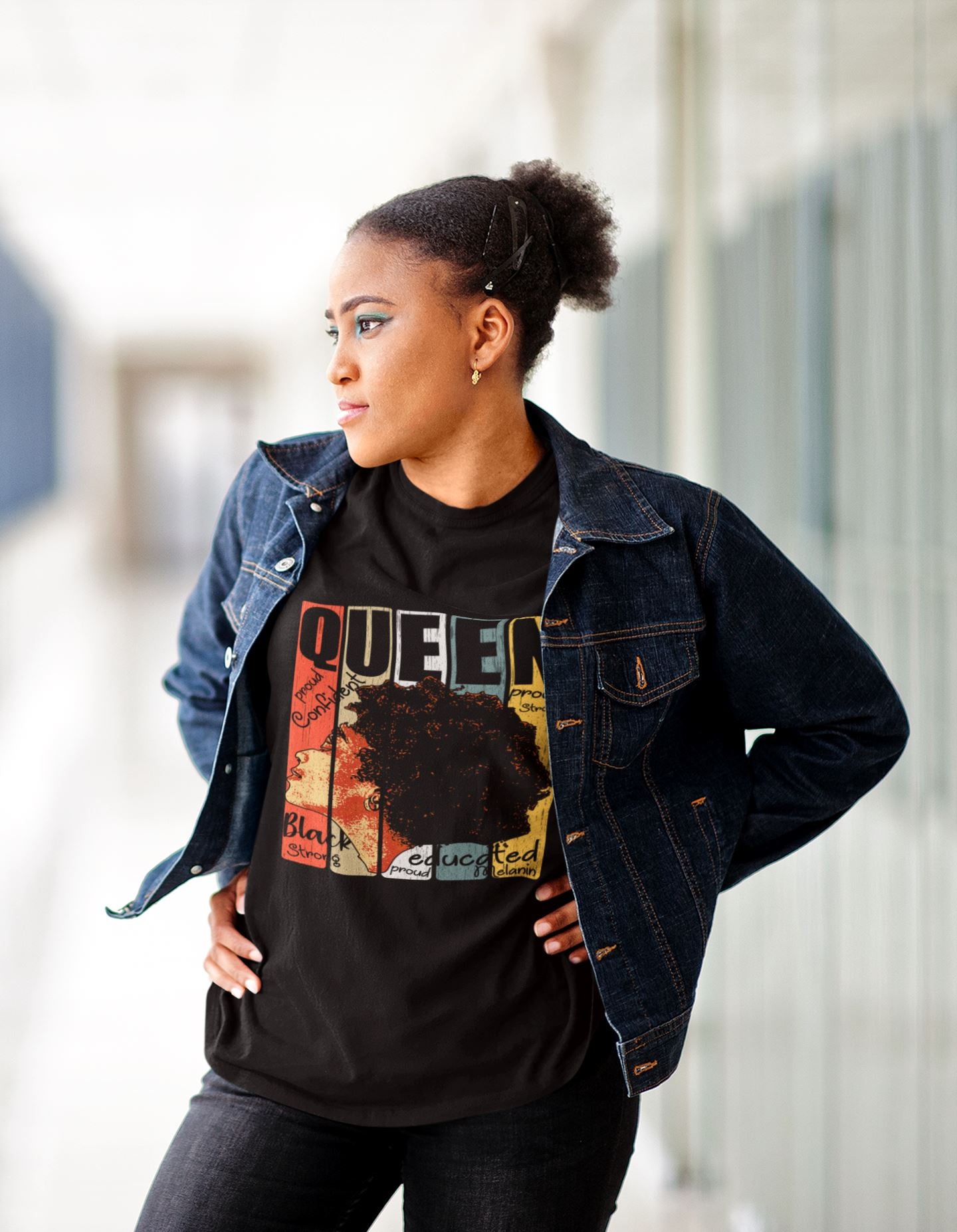 Queen, Mit diesem Shirt bist du der Hingucker. Lockeres Damen-T-Shirt Soulmates