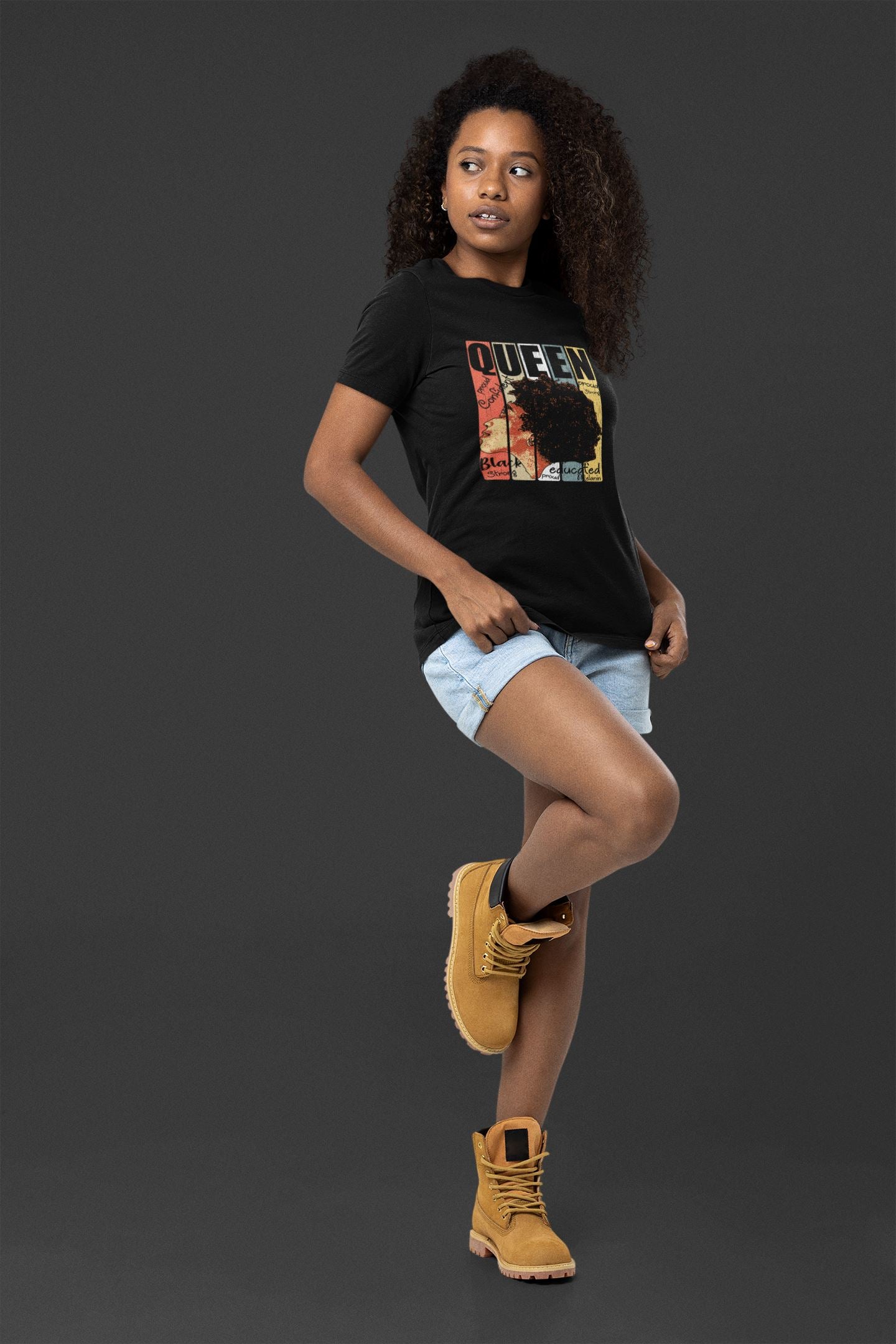 Queen, Mit diesem Shirt bist du der Hingucker. Lockeres Damen-T-Shirt Soulmates