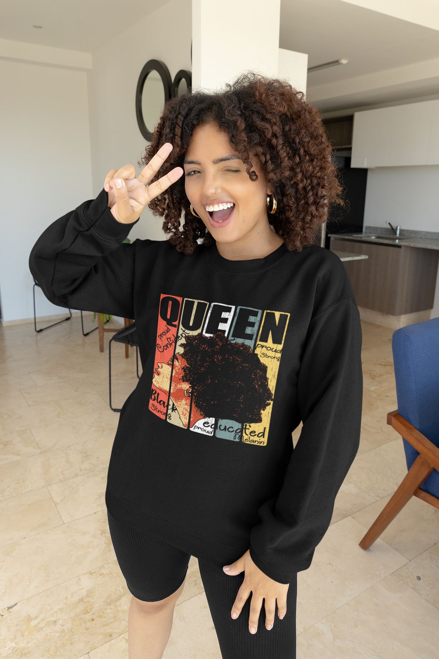 Queen, Mit diesem Soulmates Design bist du der Hingucker. Unisex-Premium-Pullover Soulmates