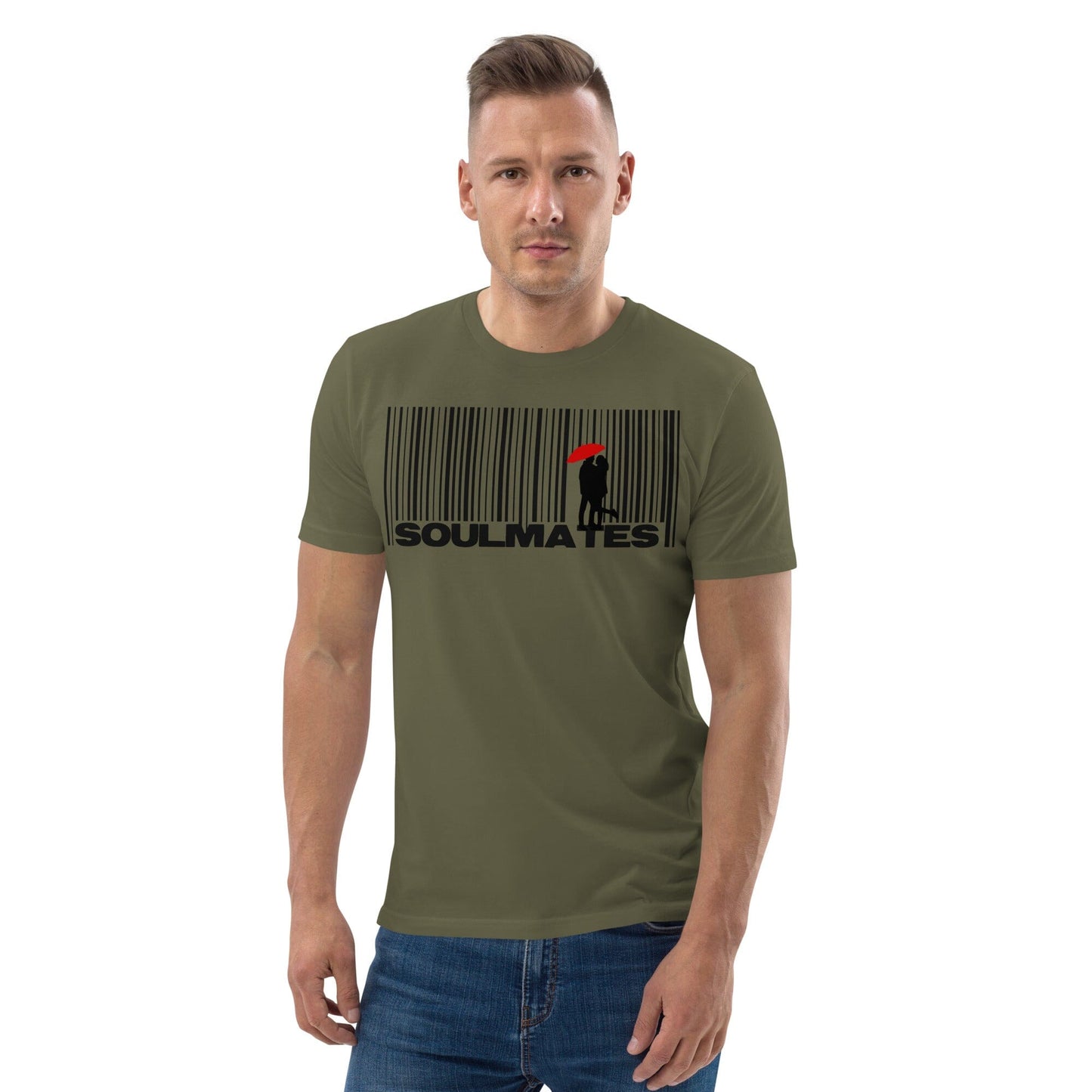 Soulmates Barcode T-Shirt Soulmates Khaki S