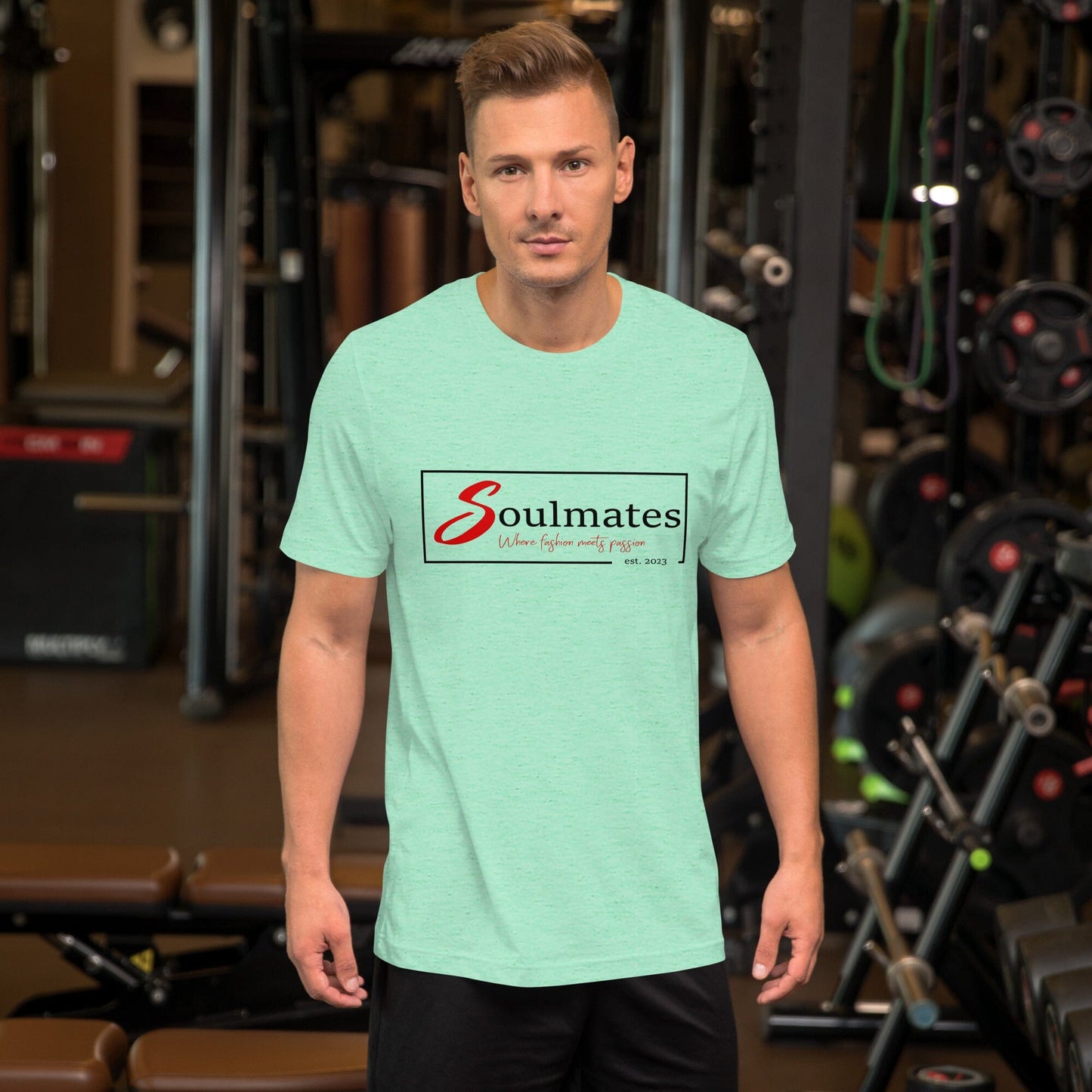 Soulmates Where Fashion meets Passion Unisex-T-Shirt Soulmates Heather Minze S
