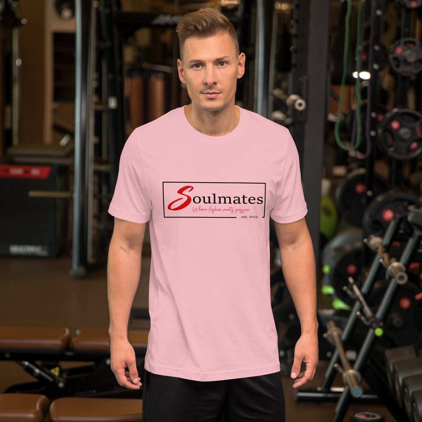 Soulmates Where Fashion meets Passion Unisex-T-Shirt Soulmates Pink S